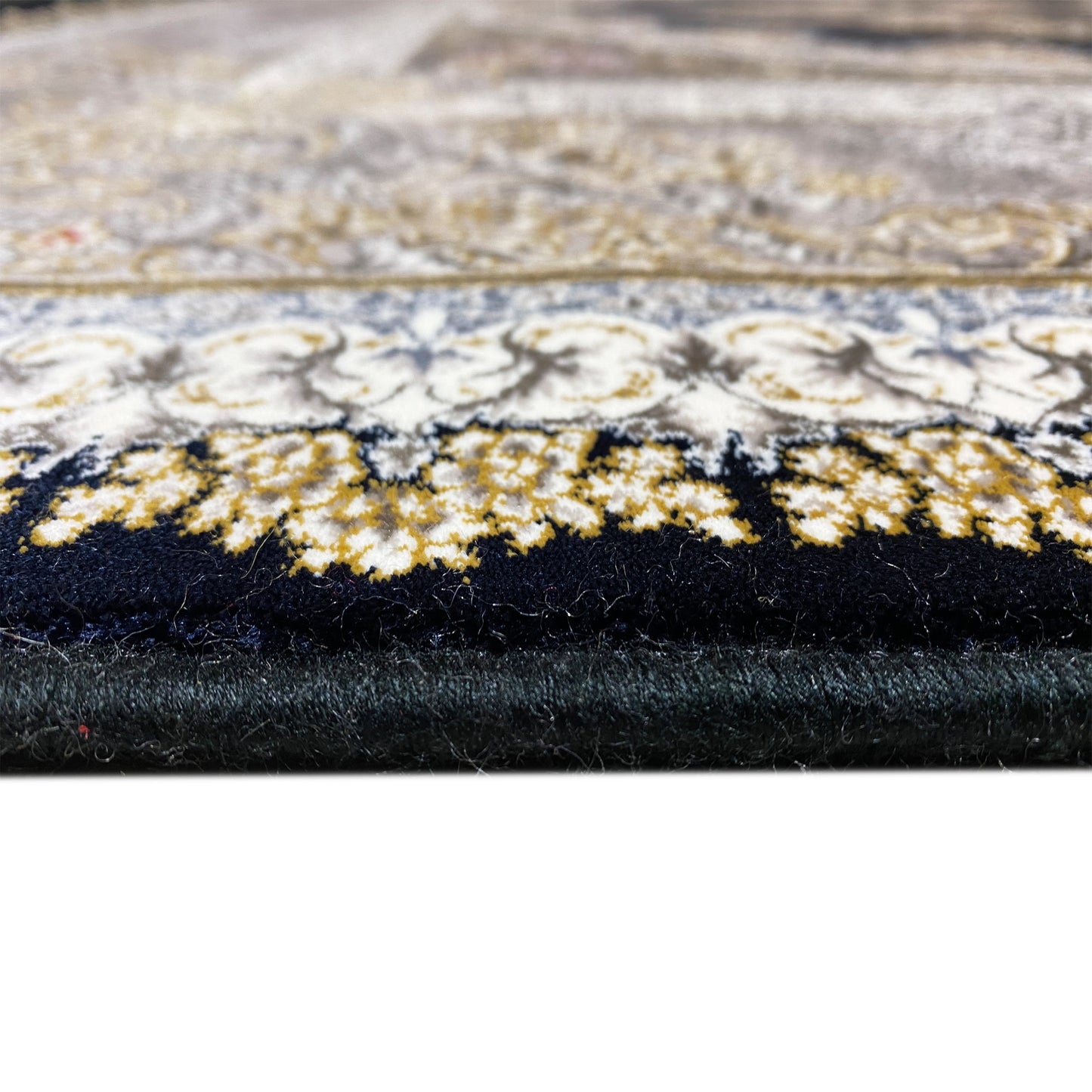 Marineblauer Teppich 170x240cm