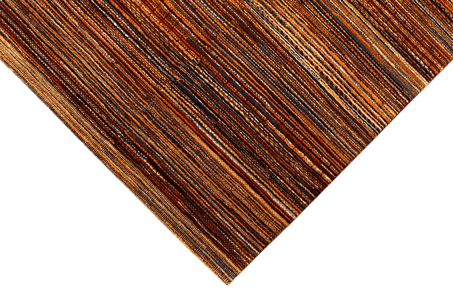 Gabbeh Luri Streifen Multicolor Handgeknüpfter Teppich - 239x160 cm (7.8x5.2 ft) - 100% Wolle - German Carpet Shop