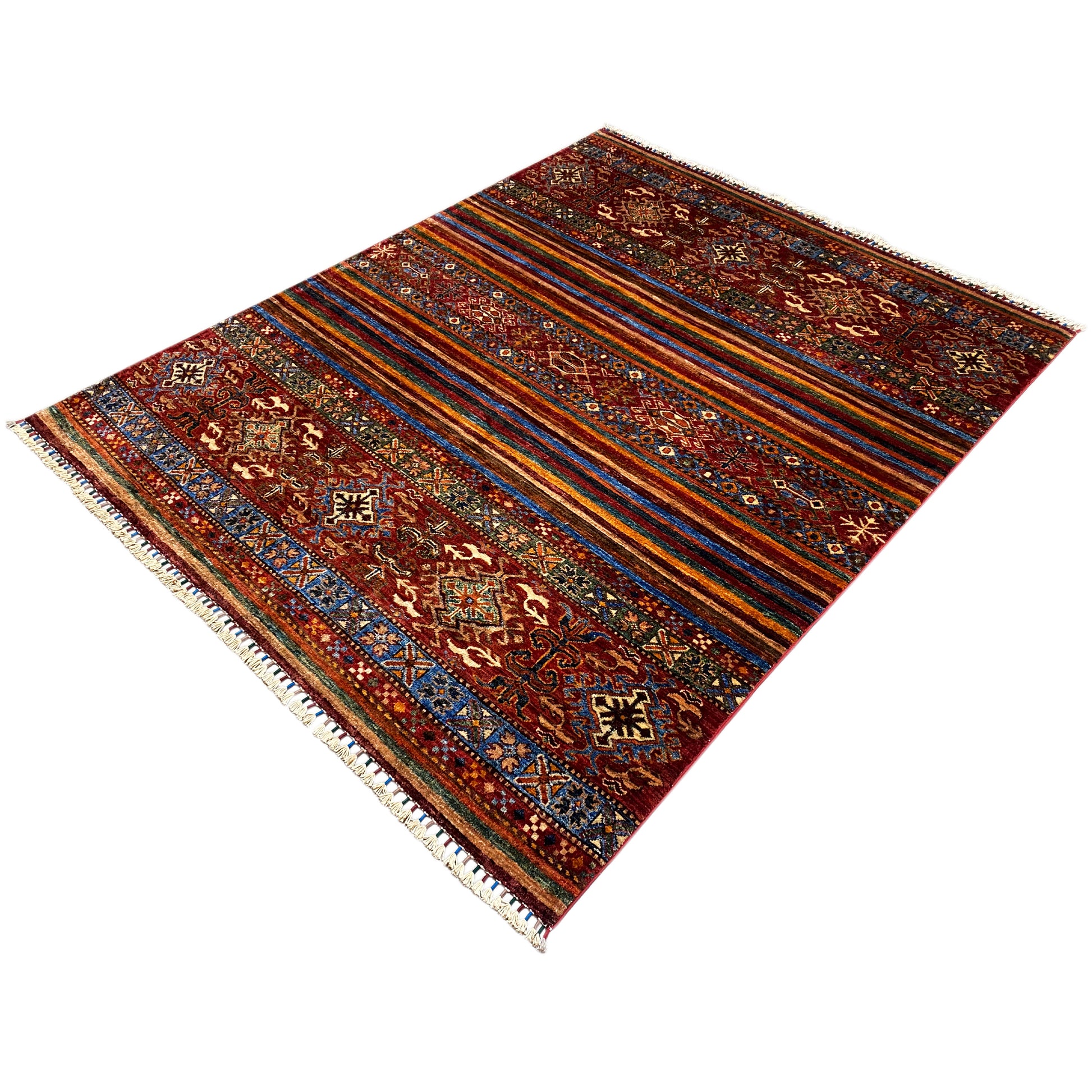 Khorjin Teppich Rot 197x161 cm - German Carpet Shop