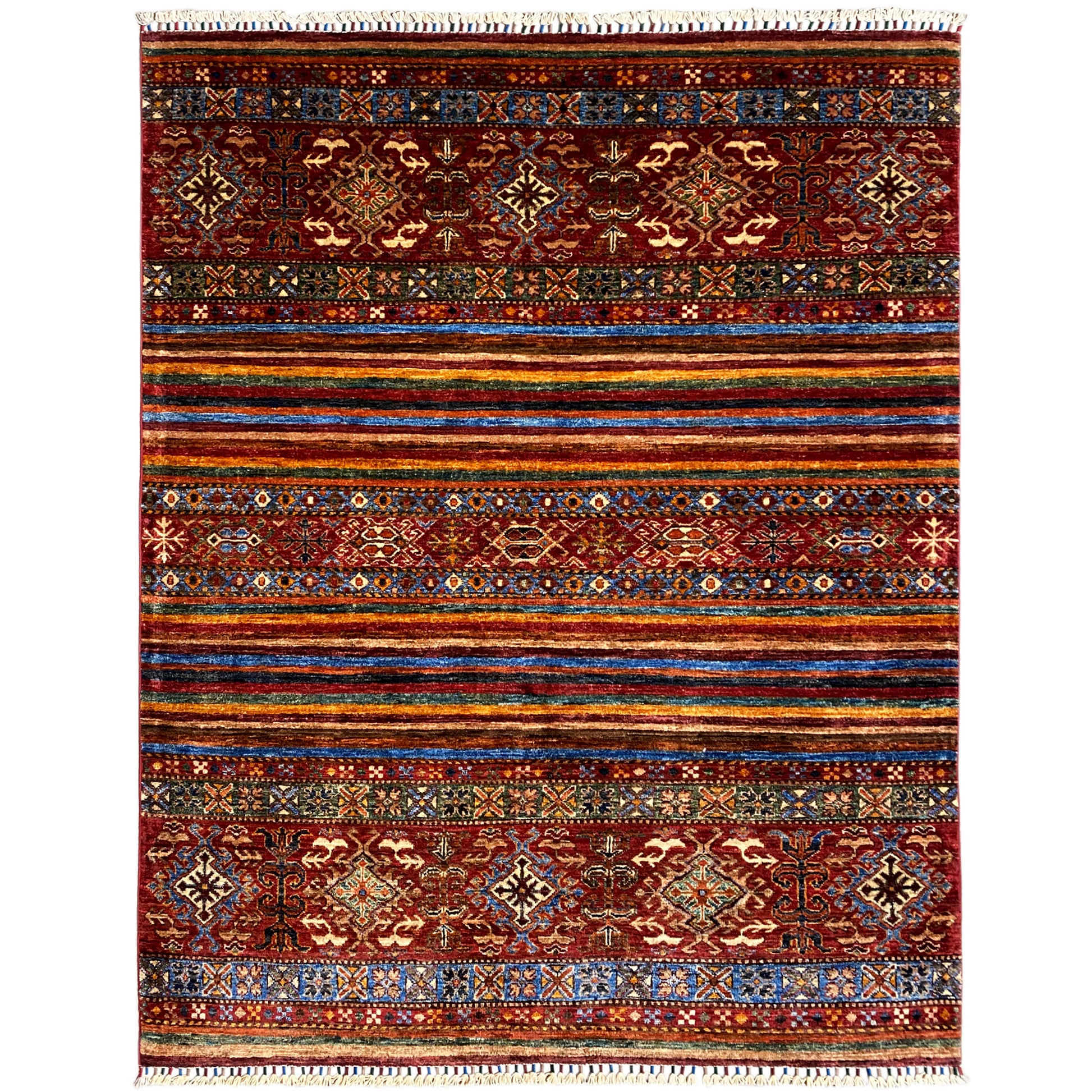 Khorjin Teppich Rot 197x161 cm - German Carpet Shop