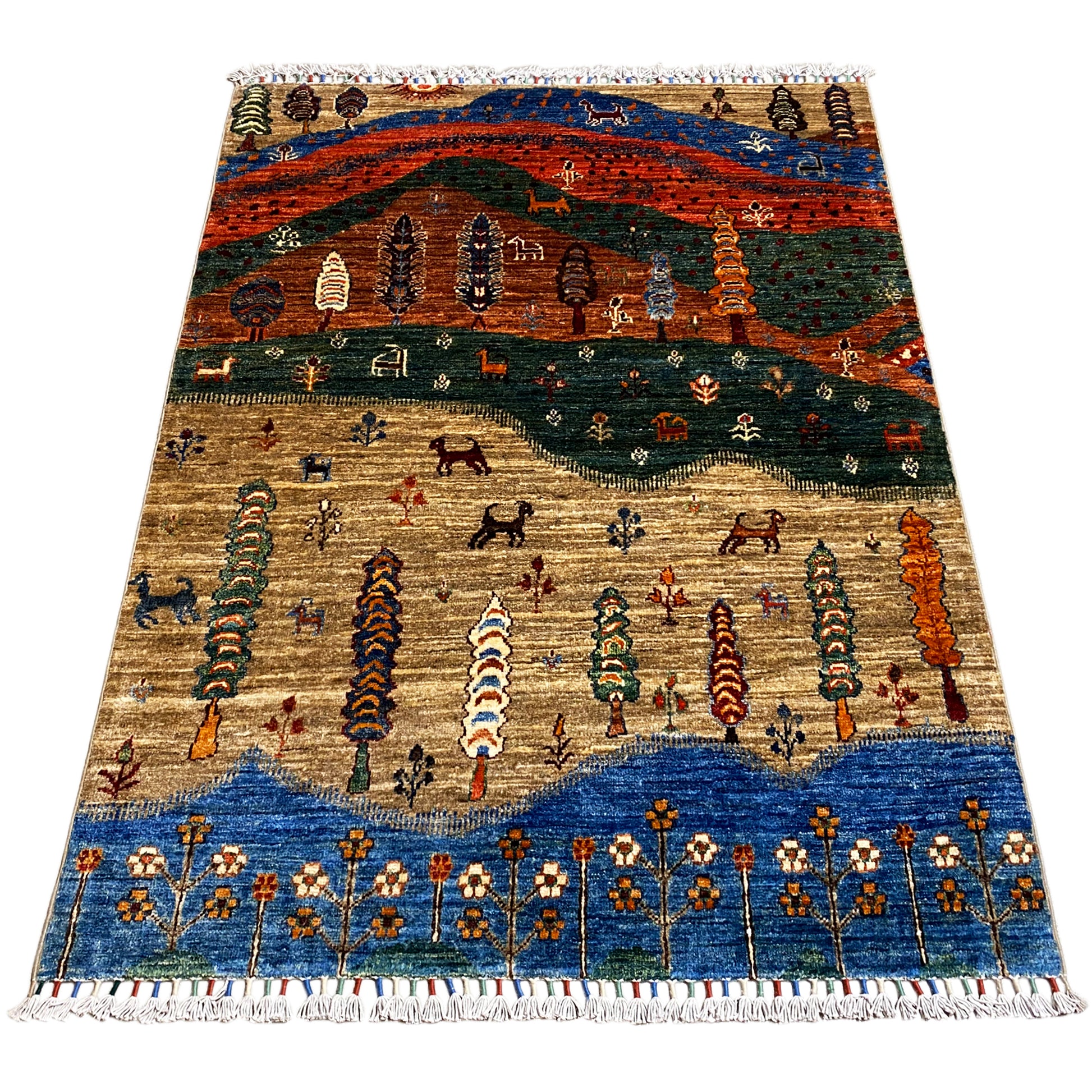 Khorjin Teppich Beige 143x105 cm - German Carpet Shop