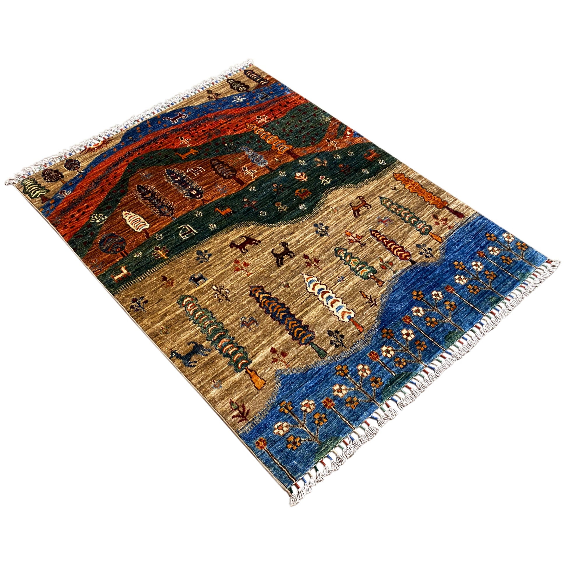 Khorjin Teppich Beige 143x105 cm - German Carpet Shop