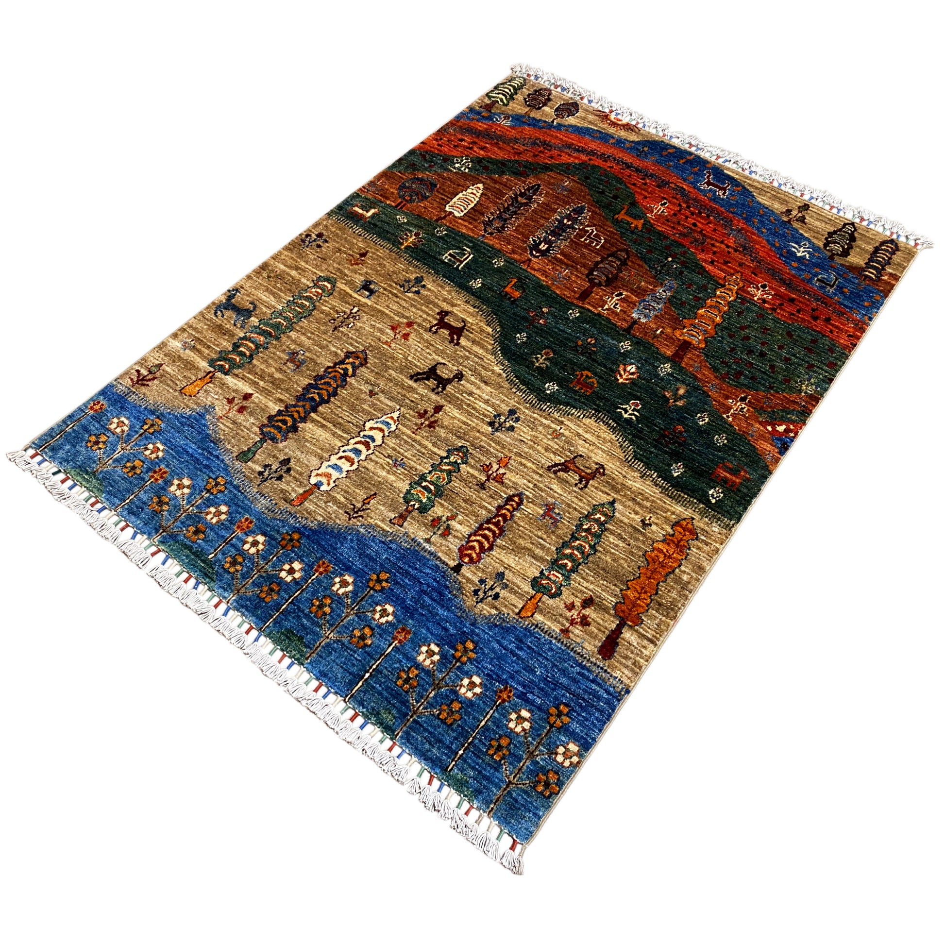 Khorjin Teppich Beige 143x105 cm - German Carpet Shop