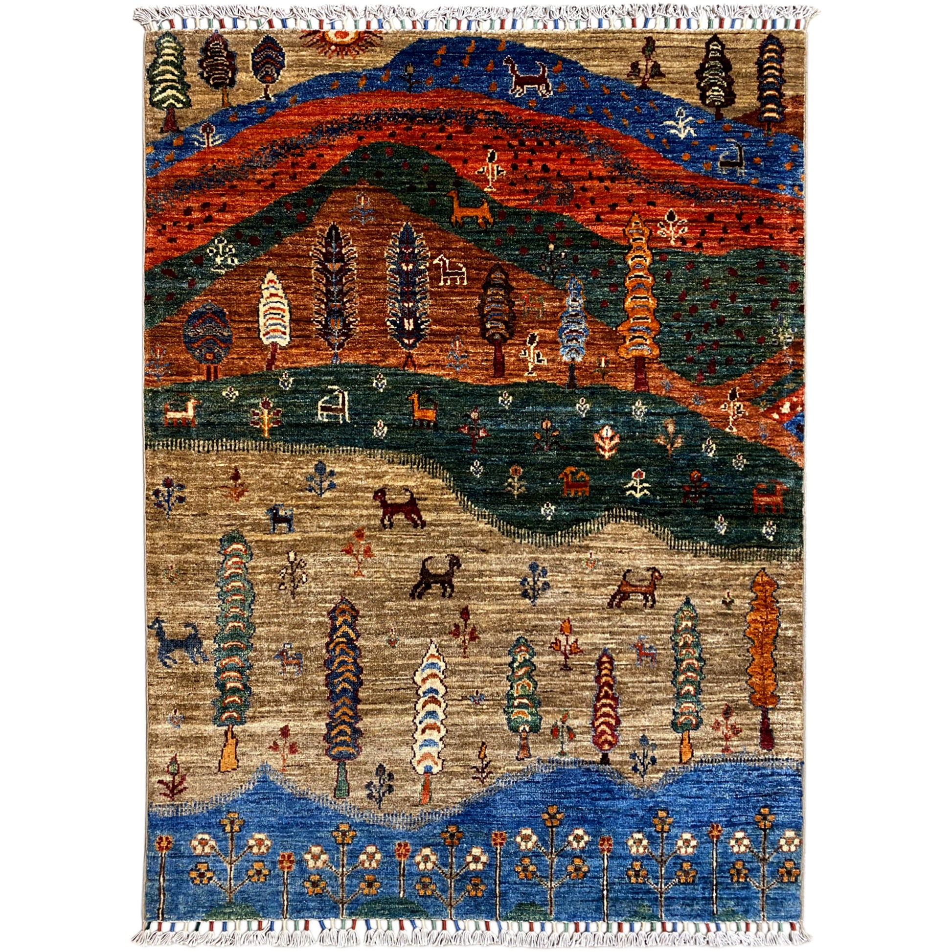 Khorjin Teppich Beige 143x105 cm - German Carpet Shop