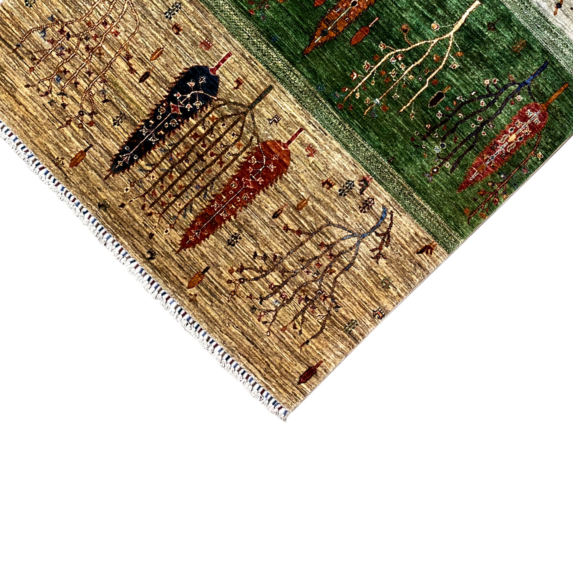 Bunter Khorjin Teppich 201x157 cm - German Carpet Shop