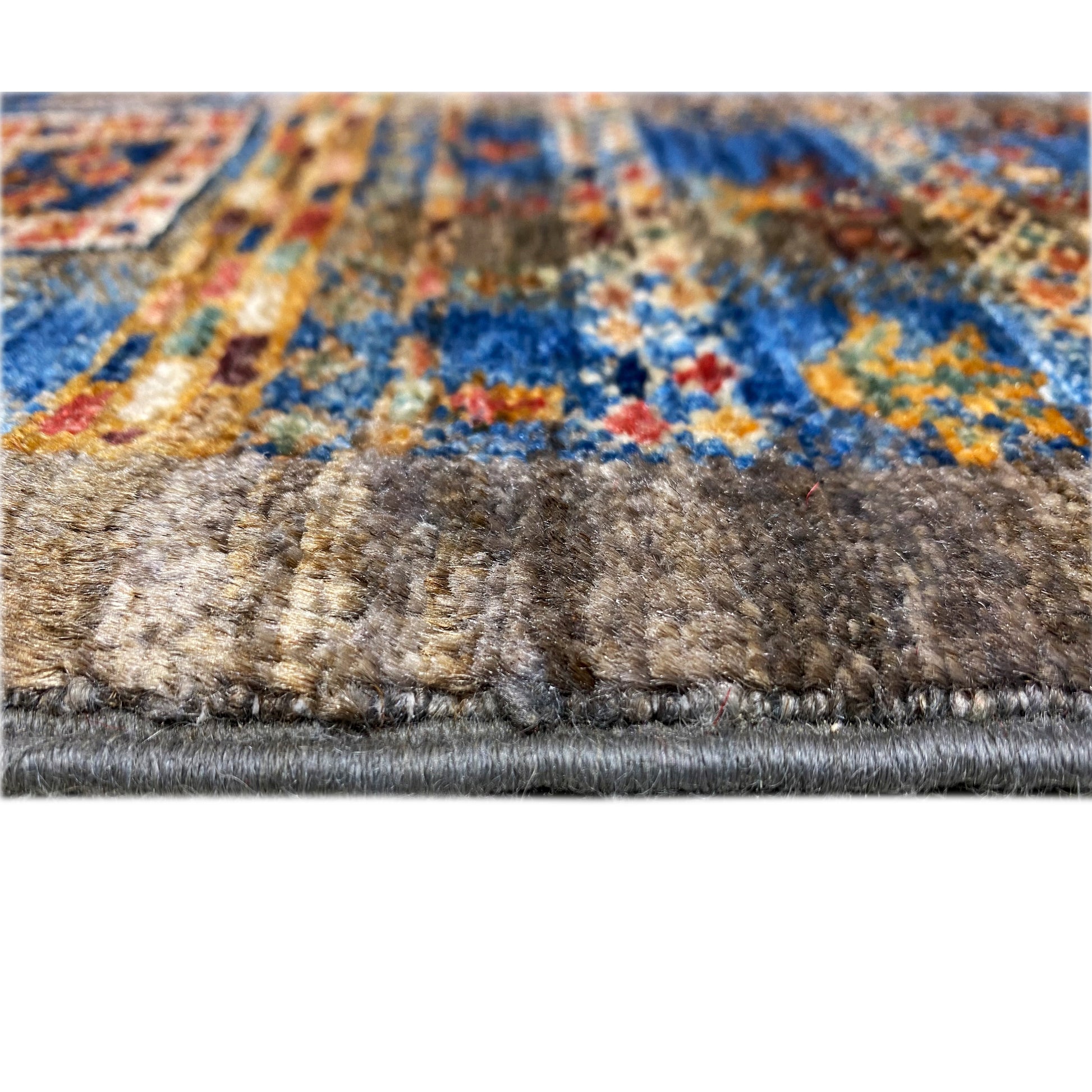Blauer Khorjin Teppich 124x88 cm - German Carpet Shop