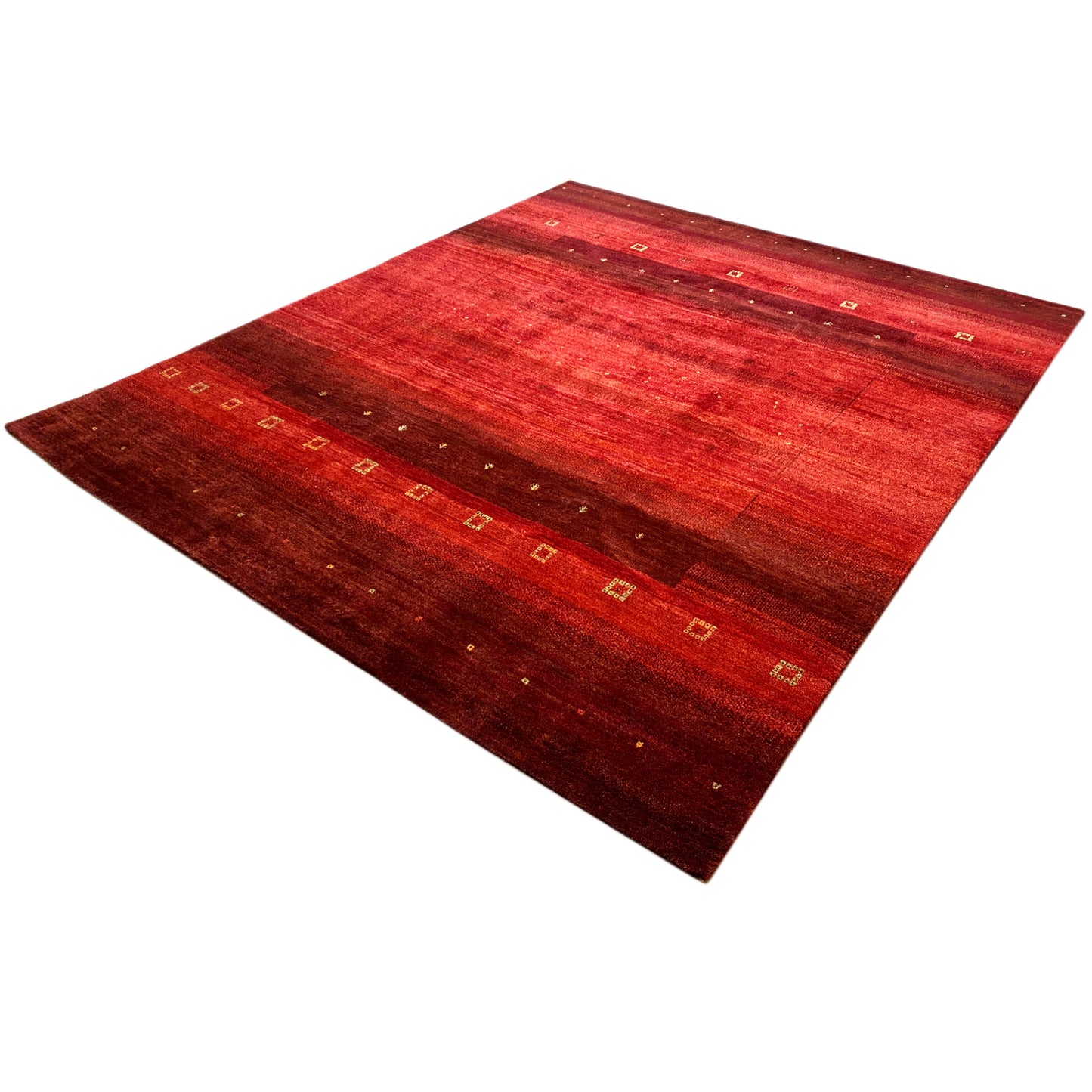 Handgeknüpfter Gabbeh Teppich 304x251 cm - German Carpet Shop