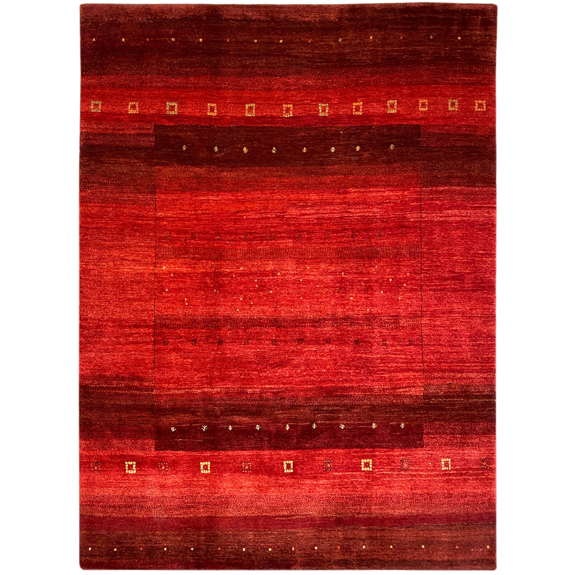 Handgeknüpfter Gabbeh Teppich 304x251 cm - German Carpet Shop