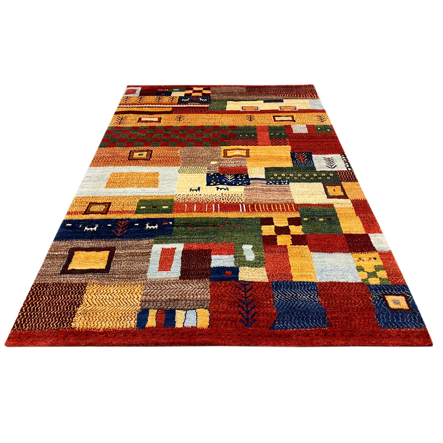 Handgeknüpfter Gabbeh Teppich 297x206 cm - German Carpet Shop