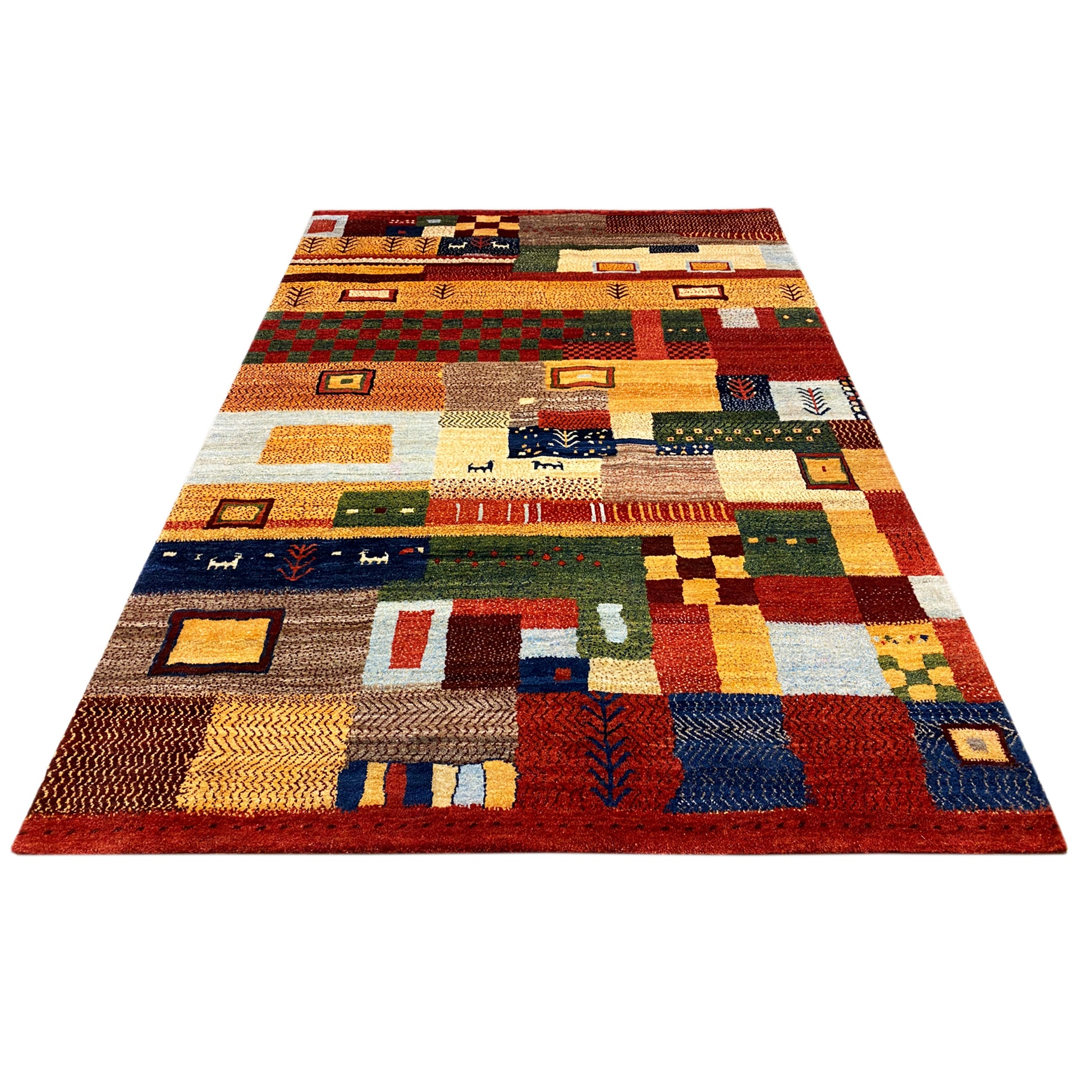 Handgeknüpfter Gabbeh Teppich 297x206 cm - German Carpet Shop