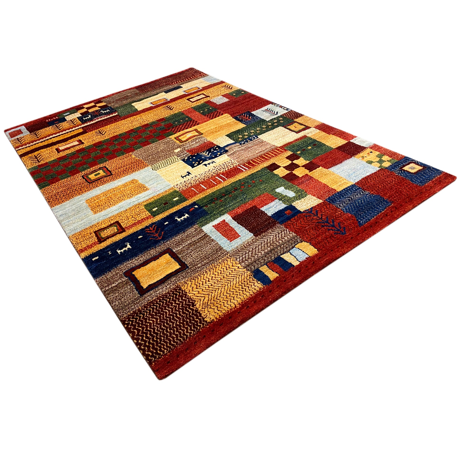 Handgeknüpfter Gabbeh Teppich 297x206 cm - German Carpet Shop