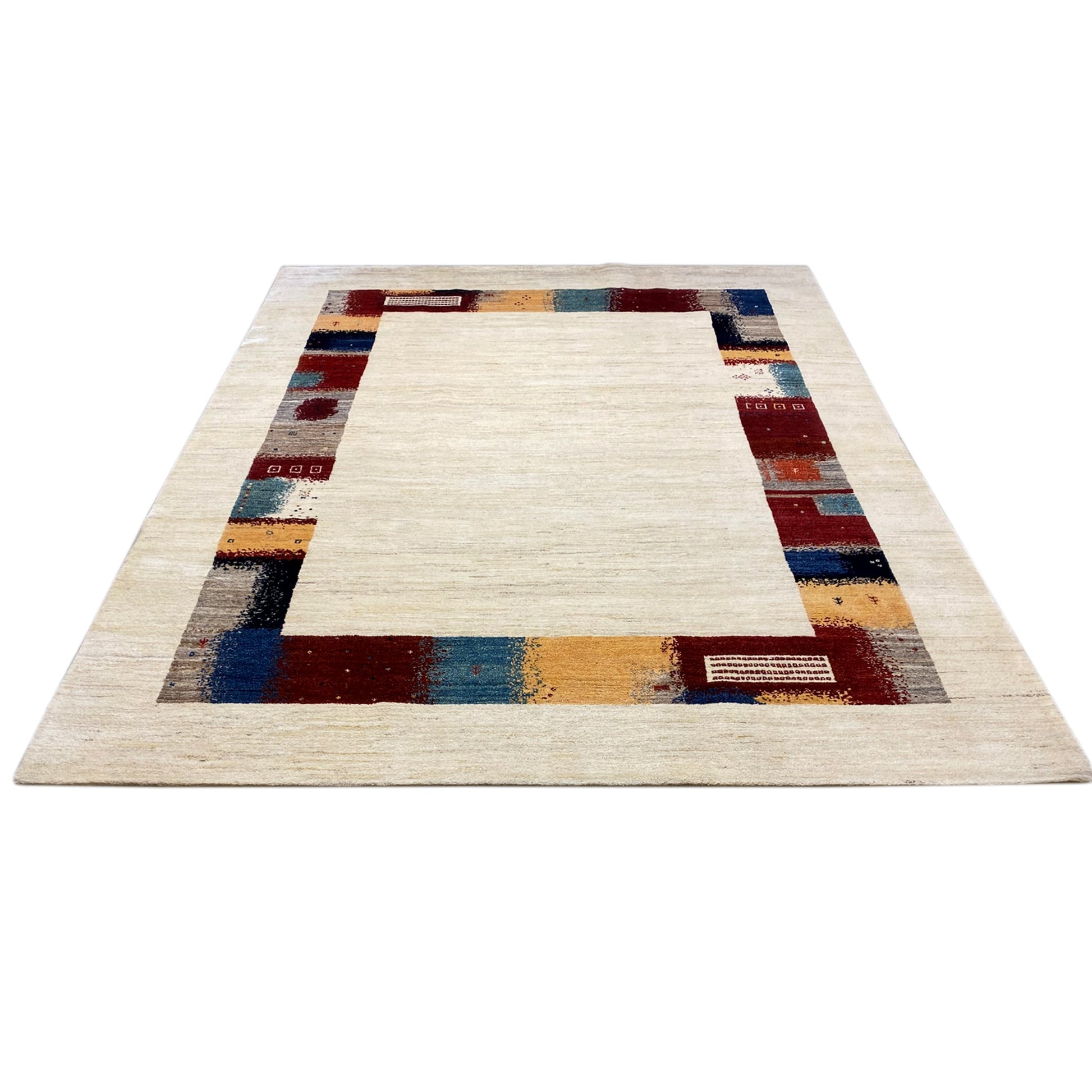 Handgeknüpfter Gabbeh Teppich 243x301 cm - German Carpet Shop