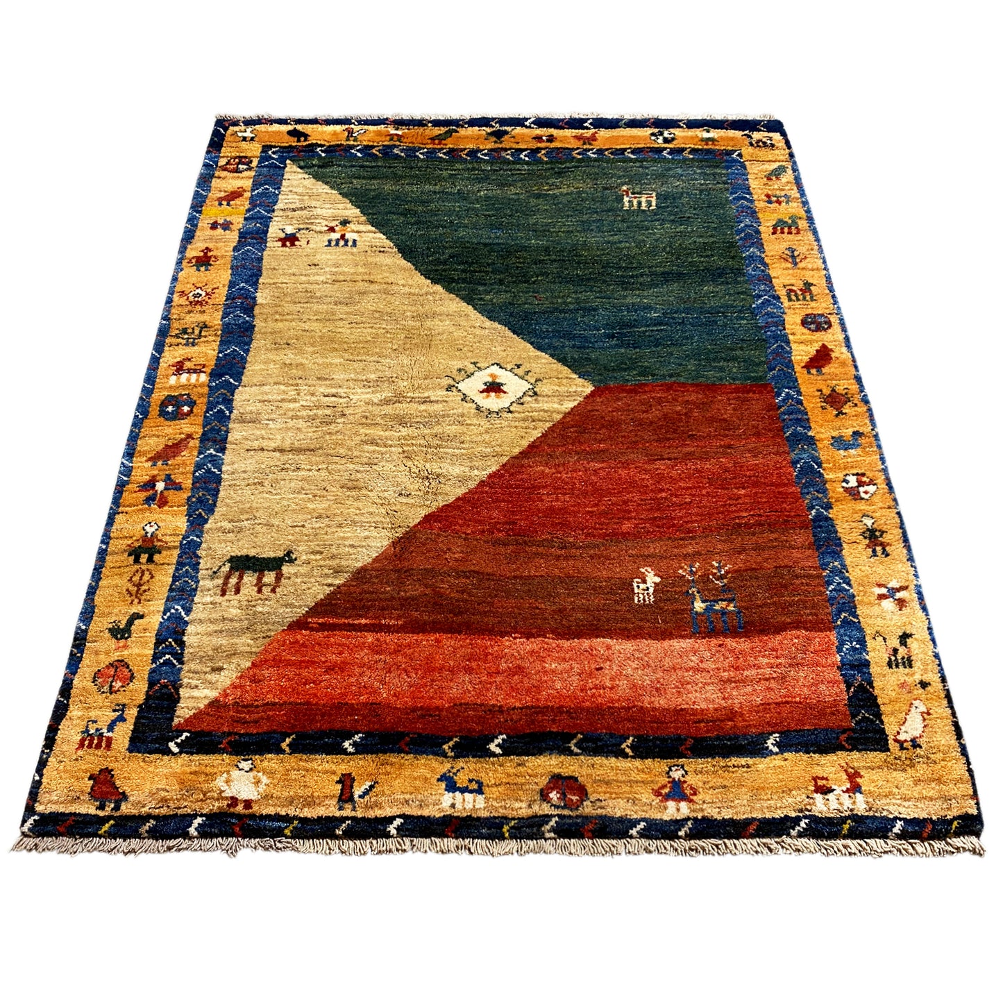 Gabbeh Teppich 175x142cm