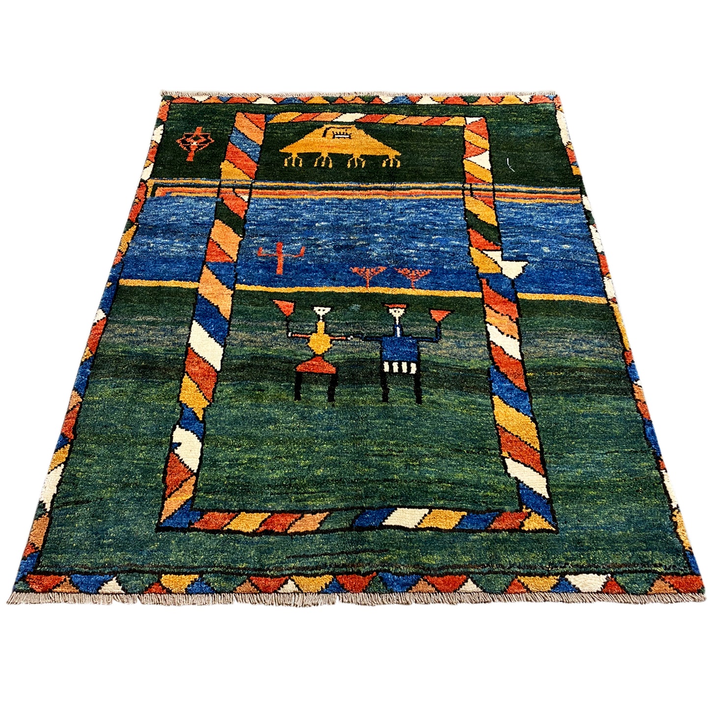 Gabbeh Teppich 170x140cm