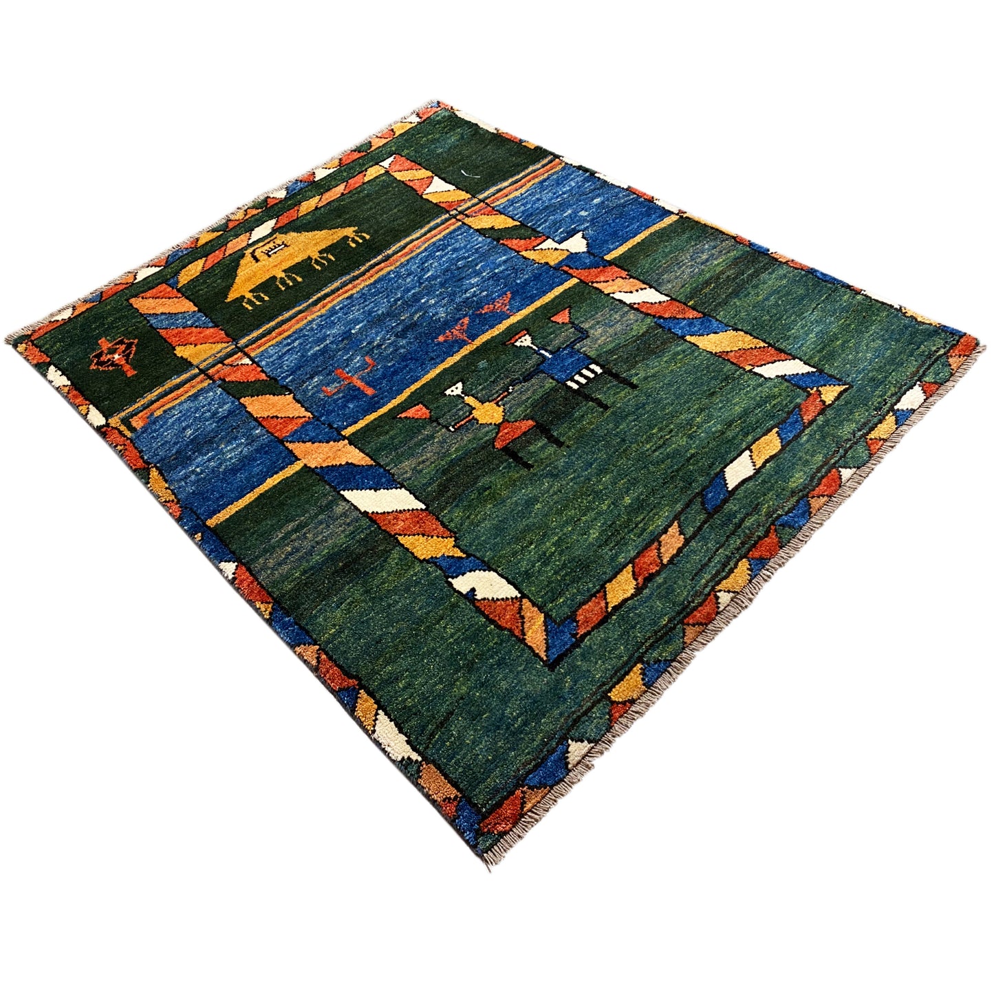 Gabbeh Teppich 170x140cm