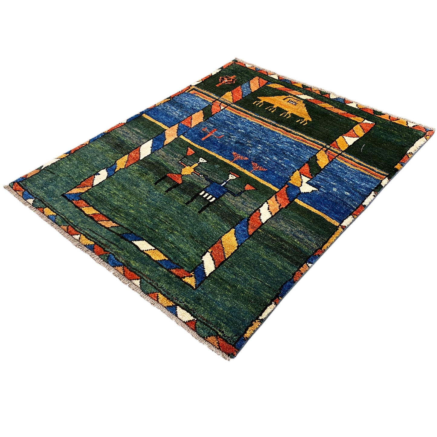 Gabbeh Teppich 170x140cm