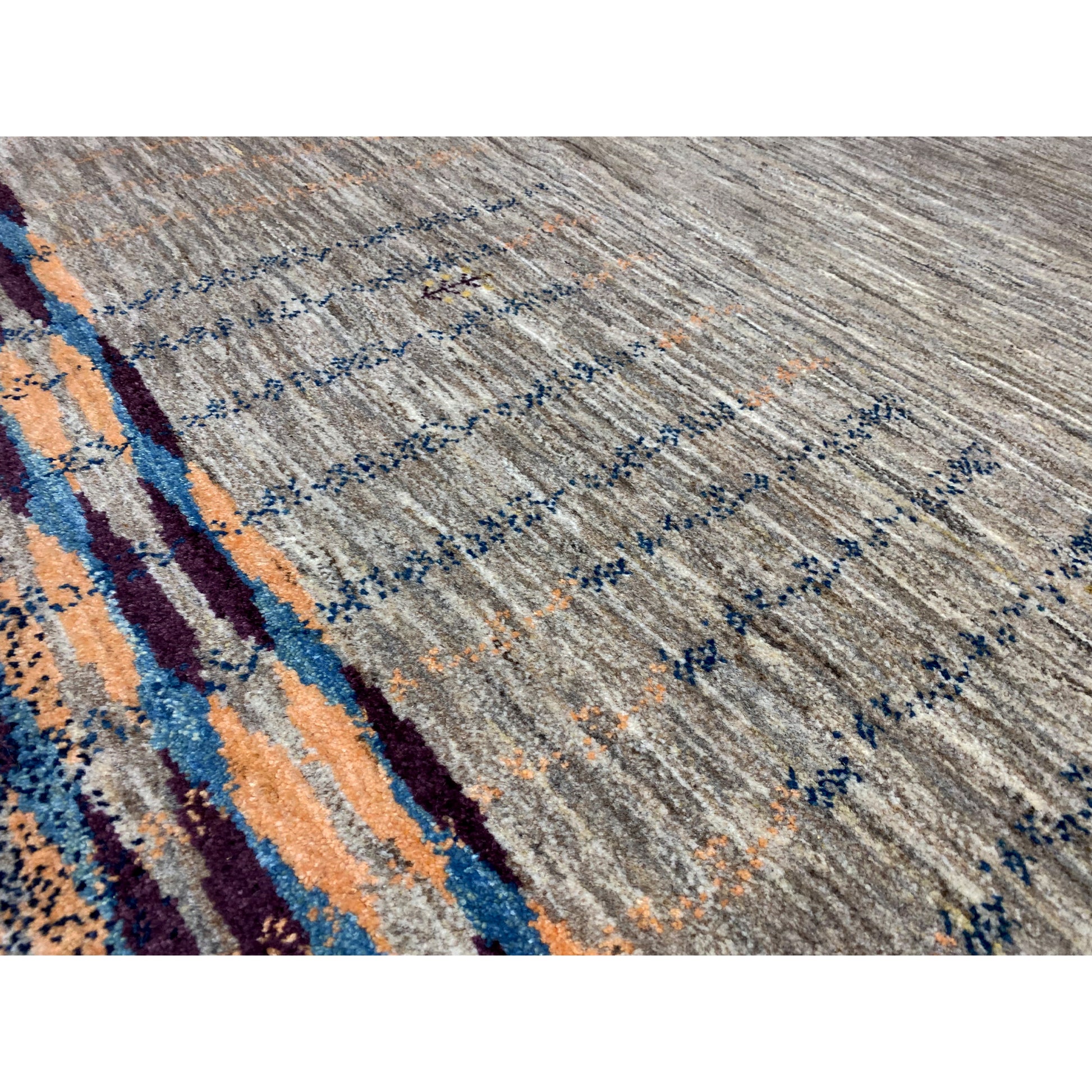 Gabbeh Teppich Grau 200x148 cm - German Carpet Shop