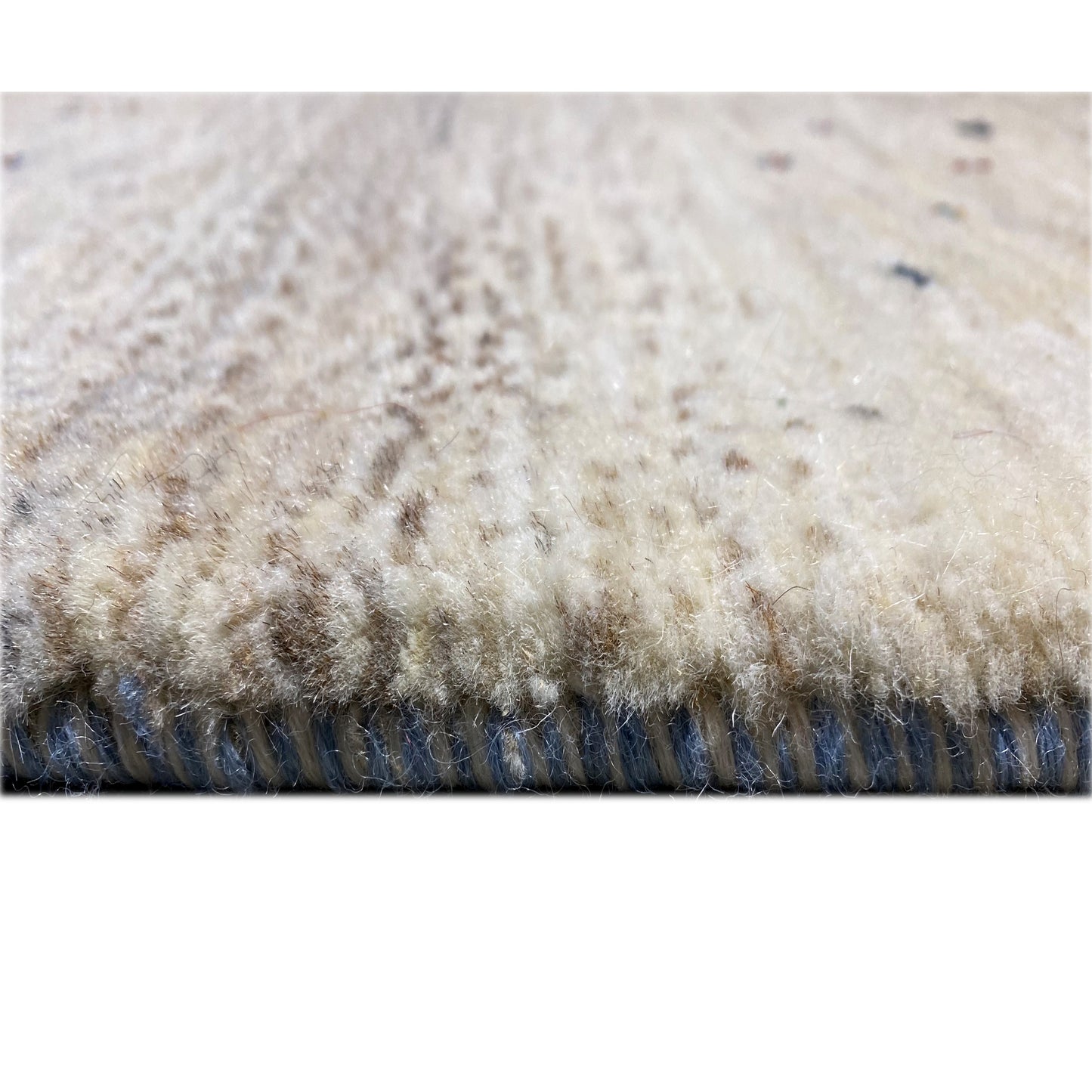 Gabbeh Exklusiver Teppich Blau/Grau 290x198 cm - German Carpet Shop