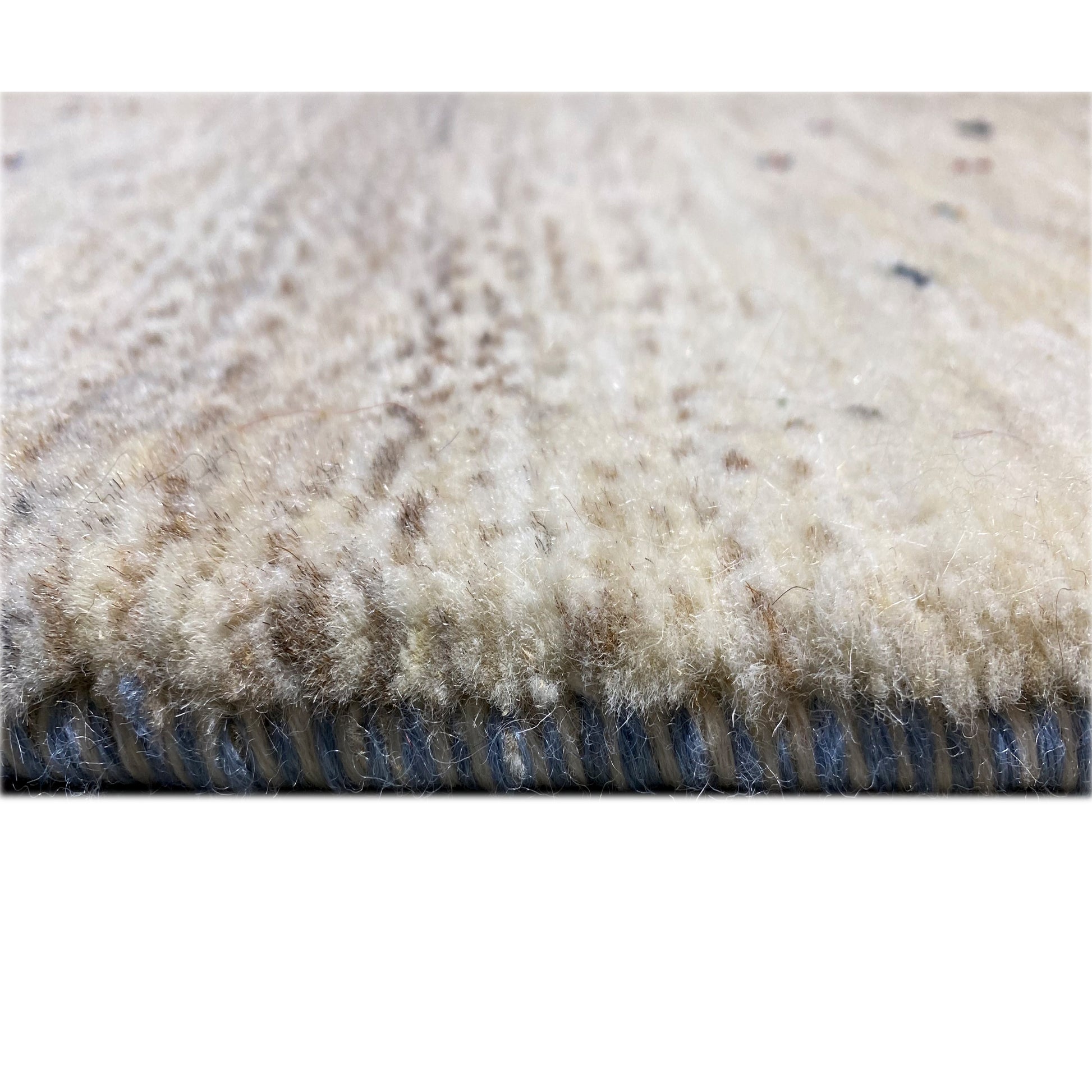 Gabbeh Exklusiver Teppich Blau/Grau 290x198 cm - German Carpet Shop