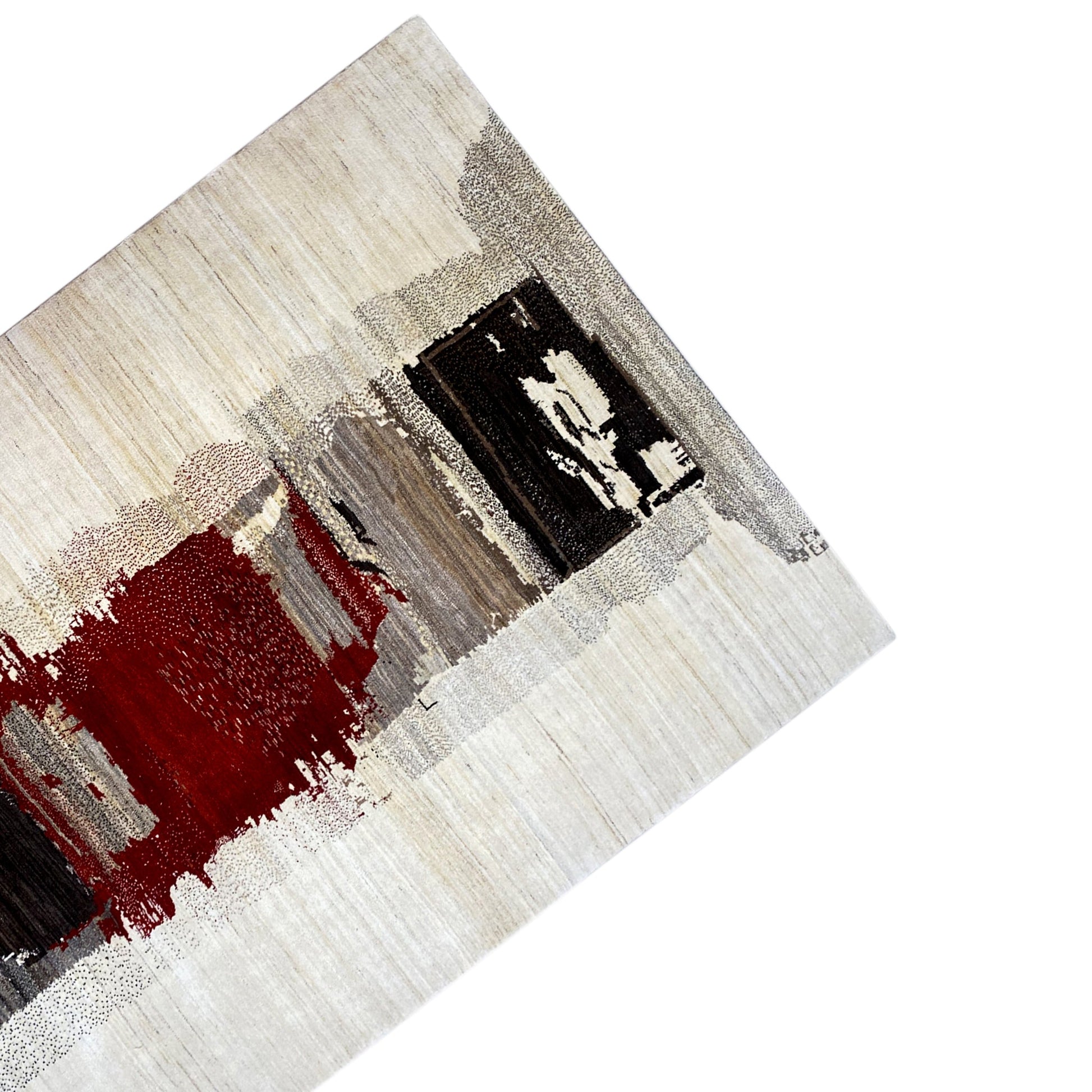 Gabbeh Exklusiver Teppich Rot 305x252 cm - German Carpet Shop