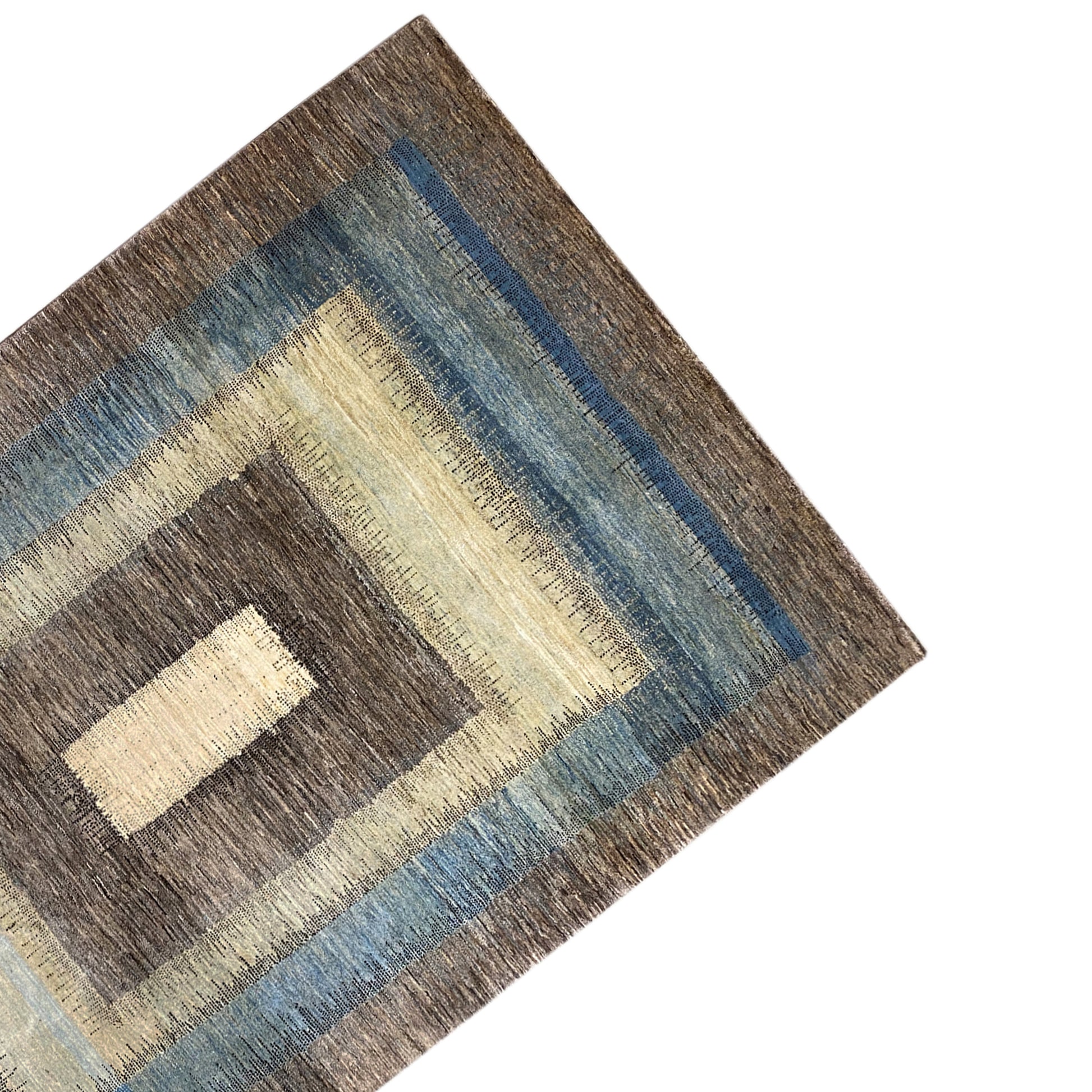 Gabbeh Exklusiver Teppich Grau 295x193 cm - German Carpet Shop