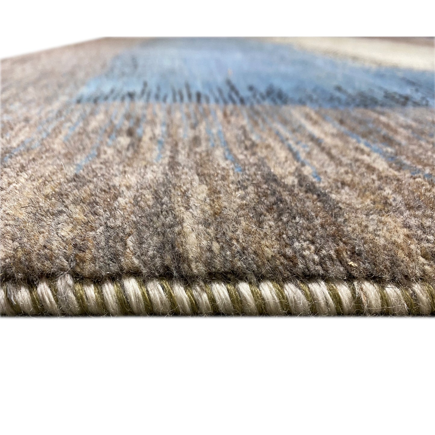 Gabbeh Exklusiver Teppich Blau 299x192 cm - German Carpet Shop