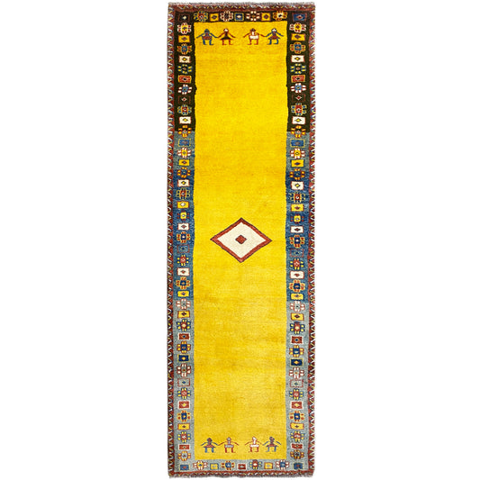 Gabbeh Läufer 303x88 cm