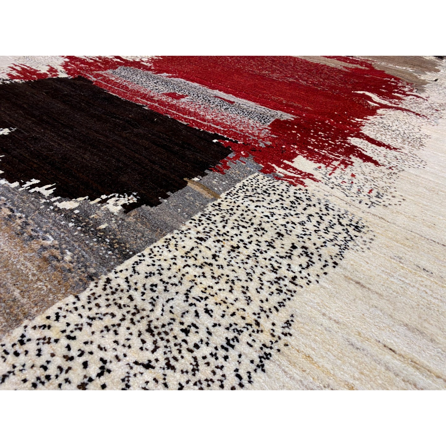 Gabbeh Exklusiver Teppich Rot 338x245 cm - German Carpet Shop