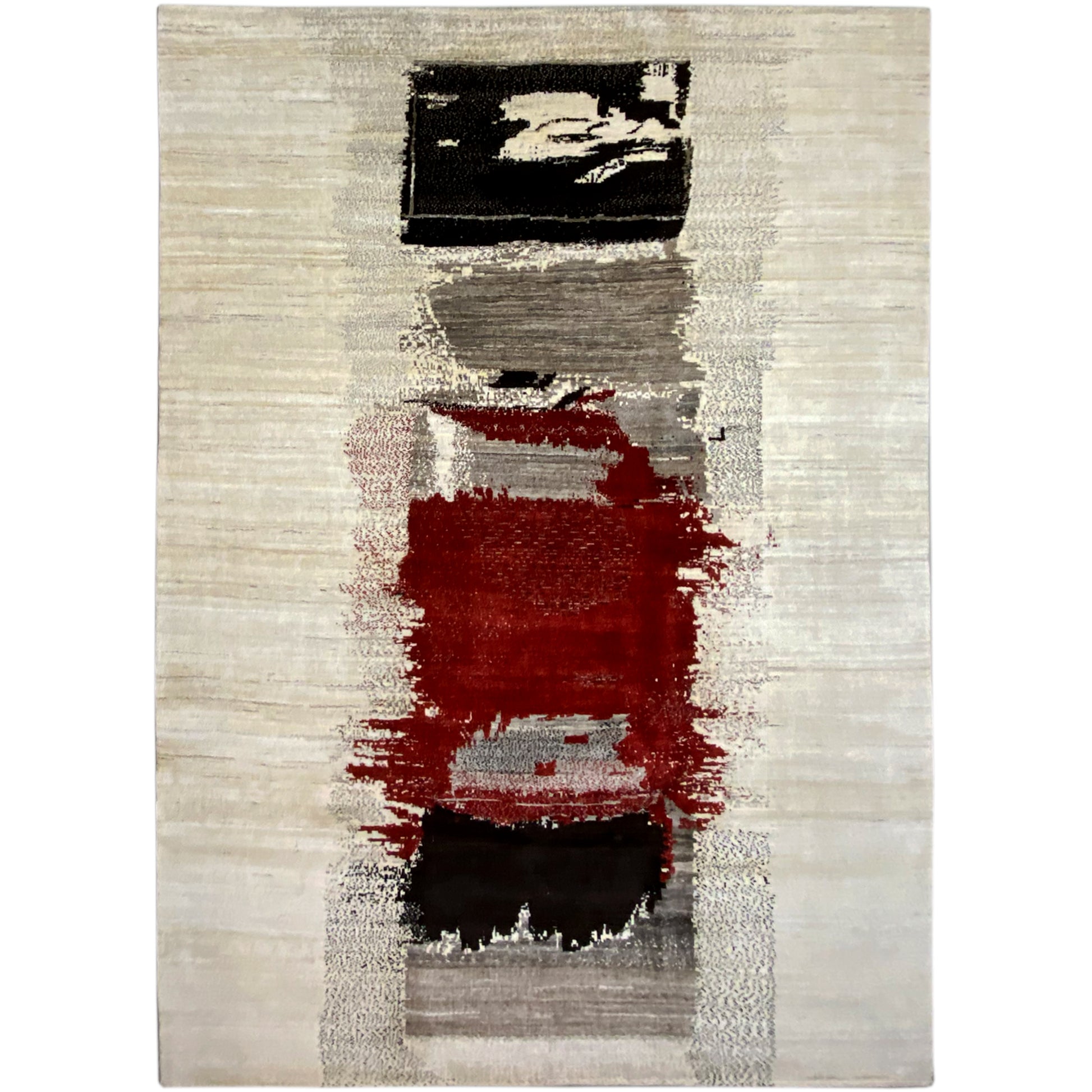 Gabbeh Exklusiver Teppich Rot 344x244 cm - German Carpet Shop