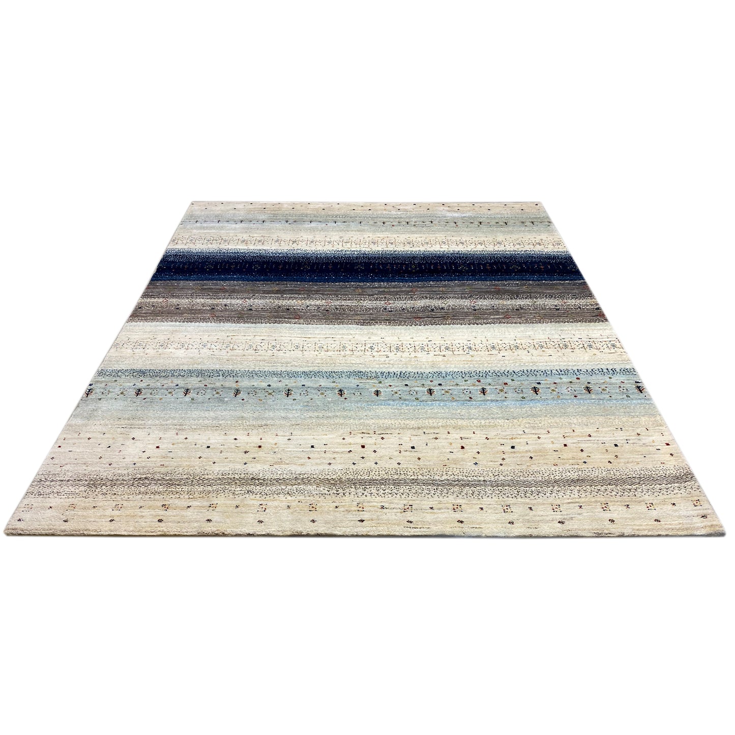 Gabbeh Exklusiver Teppich, 307x254 cm - German Carpet Shop