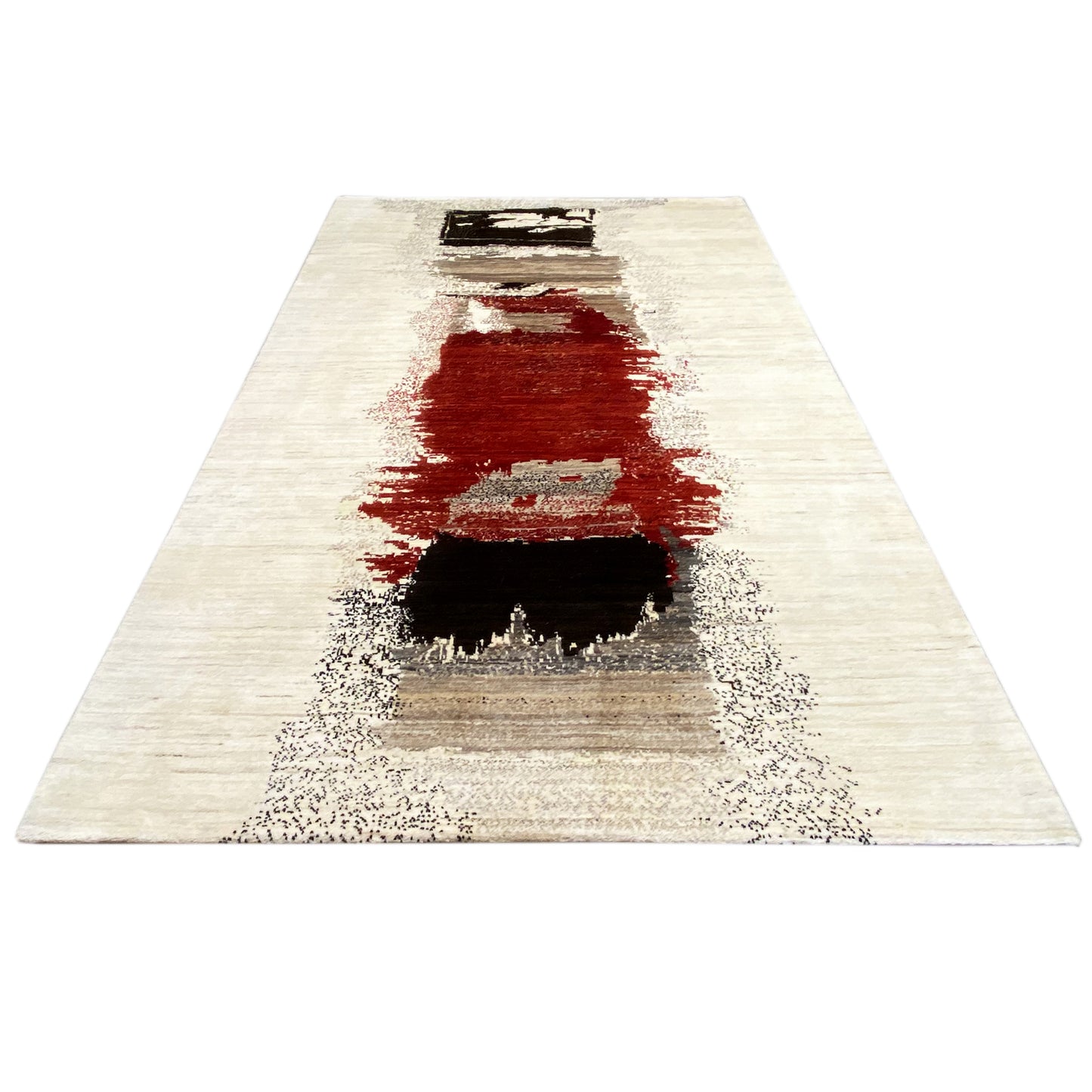 Gabbeh Exklusiver Teppich Rot 308x197 cm - German Carpet Shop