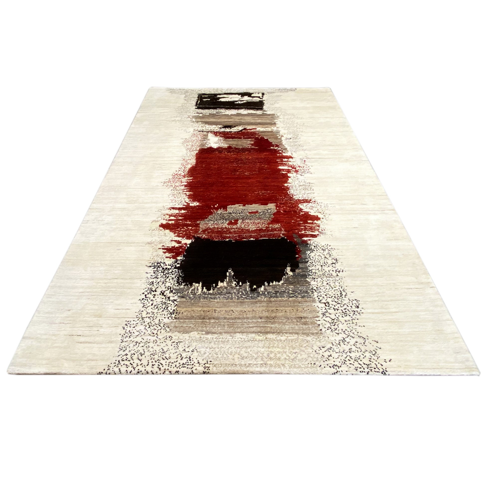 Gabbeh Exklusiver Teppich Rot 308x197 cm - German Carpet Shop