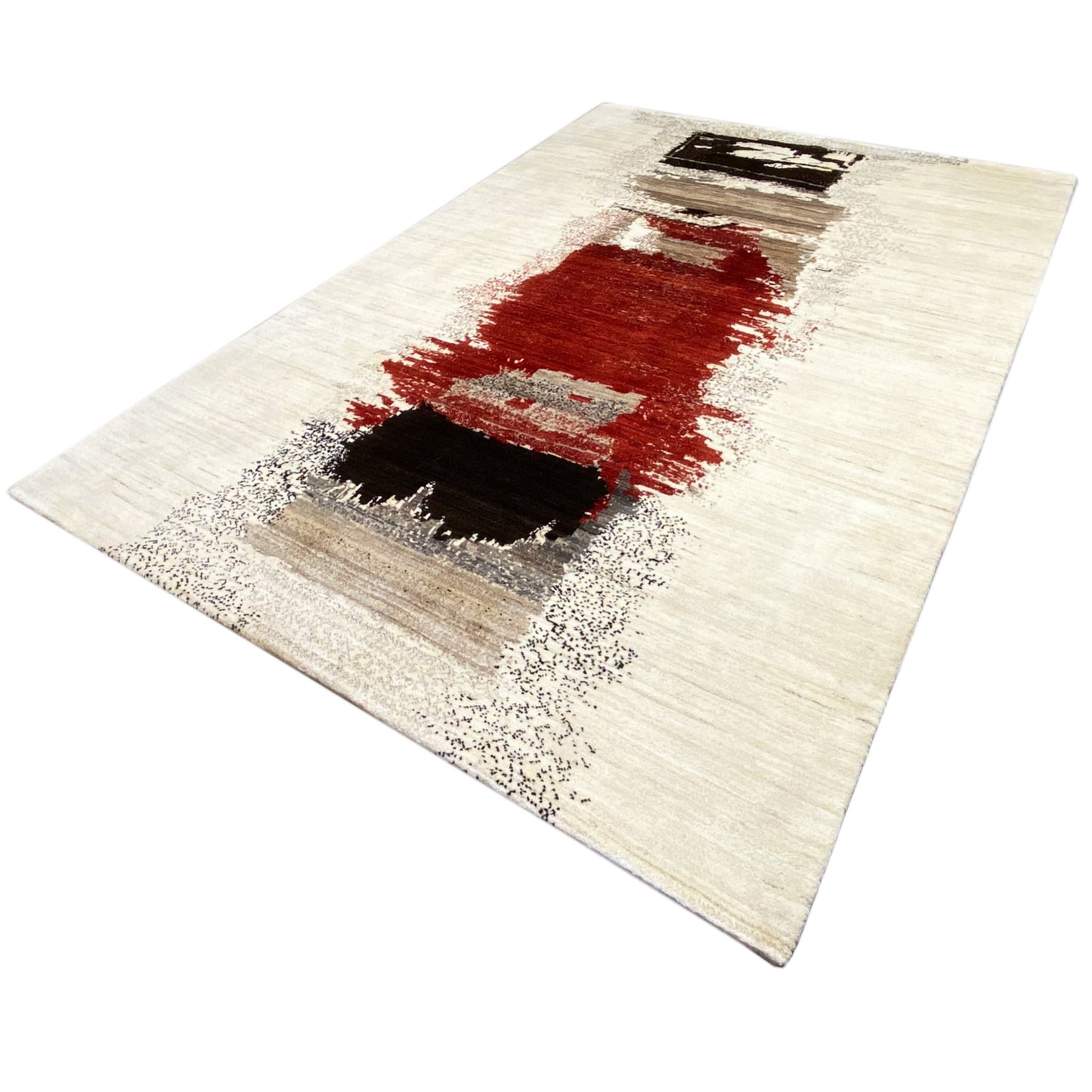 Gabbeh Exklusiver Teppich Rot 308x197 cm - German Carpet Shop