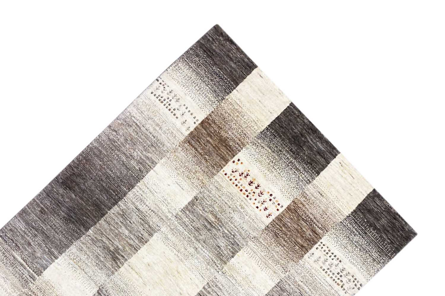 Gabbeh-Teppich (170x240 cm / 6x8 ft) - Authentischer persischer Wollteppich - German Carpet Shop