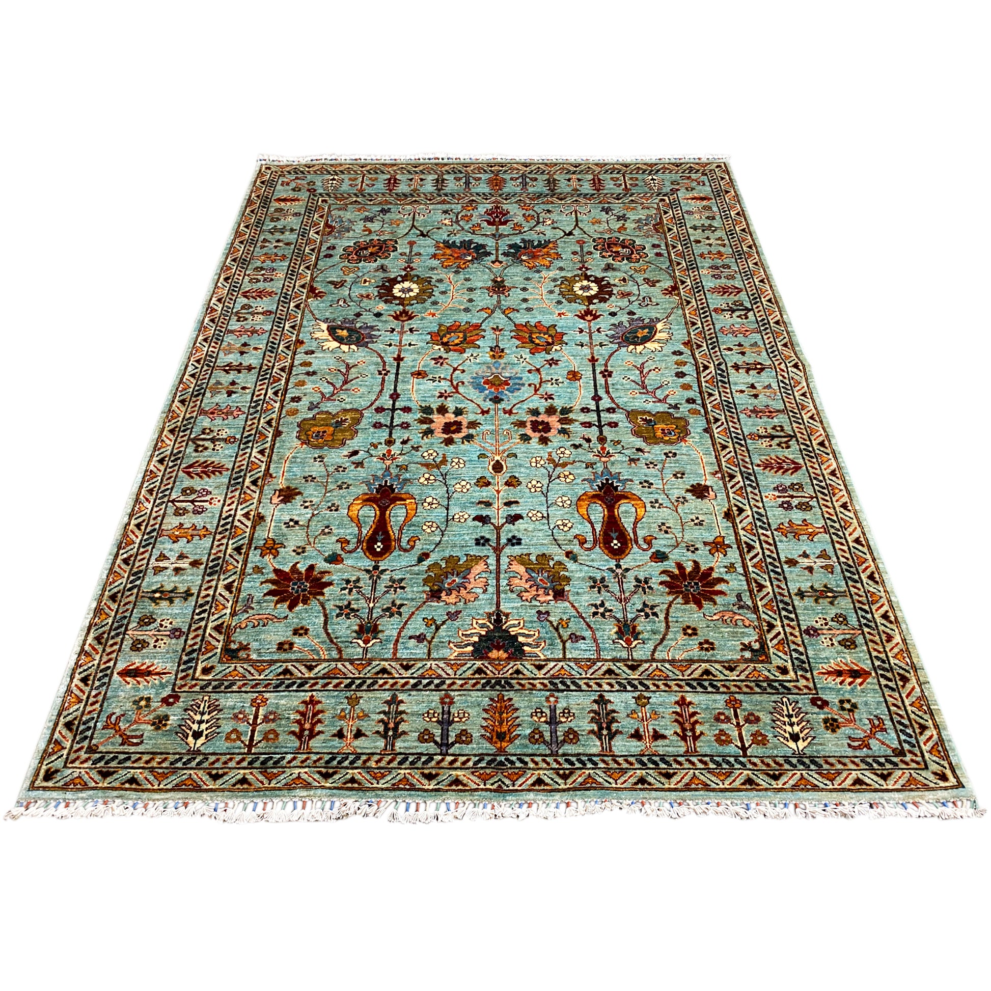Handgeknüpfter Khorjin Teppich 243x182 cm - German Carpet Shop