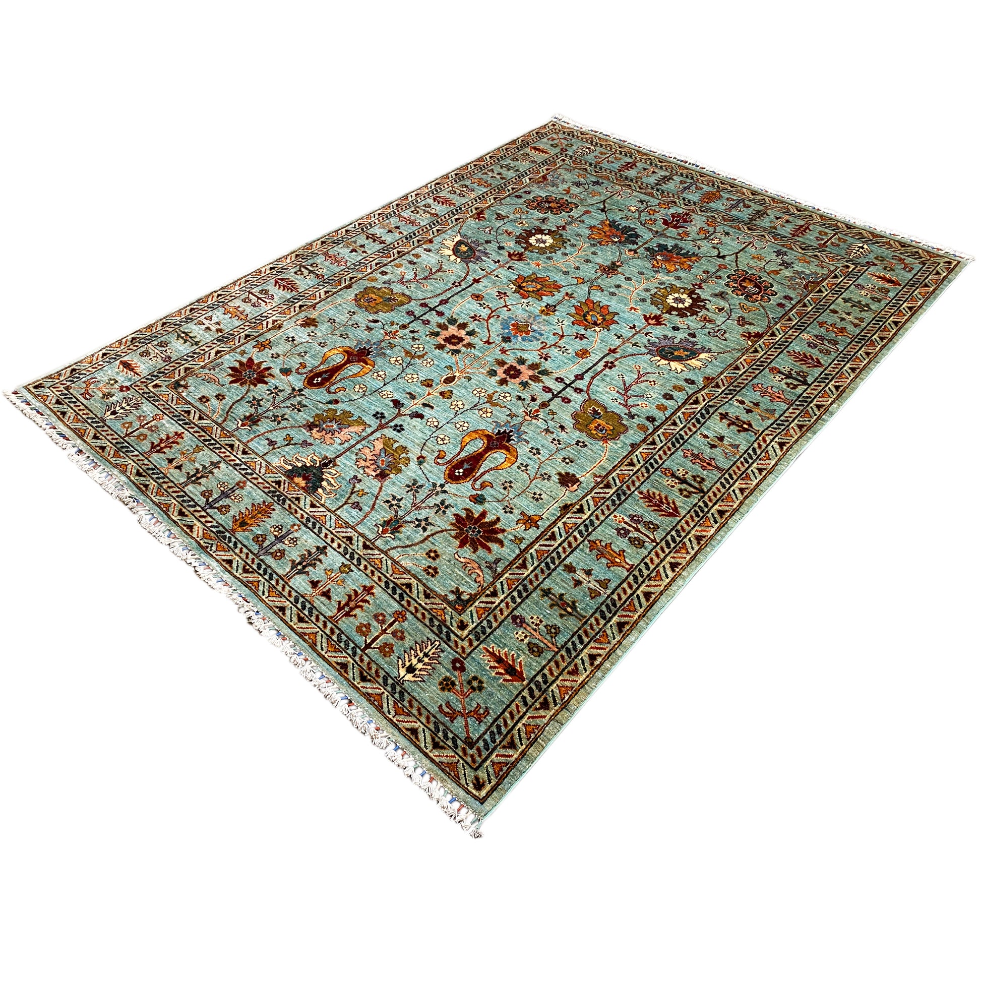 Handgeknüpfter Khorjin Teppich 243x182 cm - German Carpet Shop