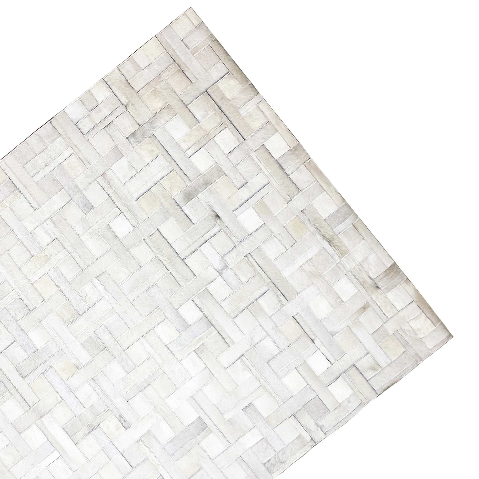 Eleganter gewebter Lederteppich – 250x155 cm - German Carpet Shop