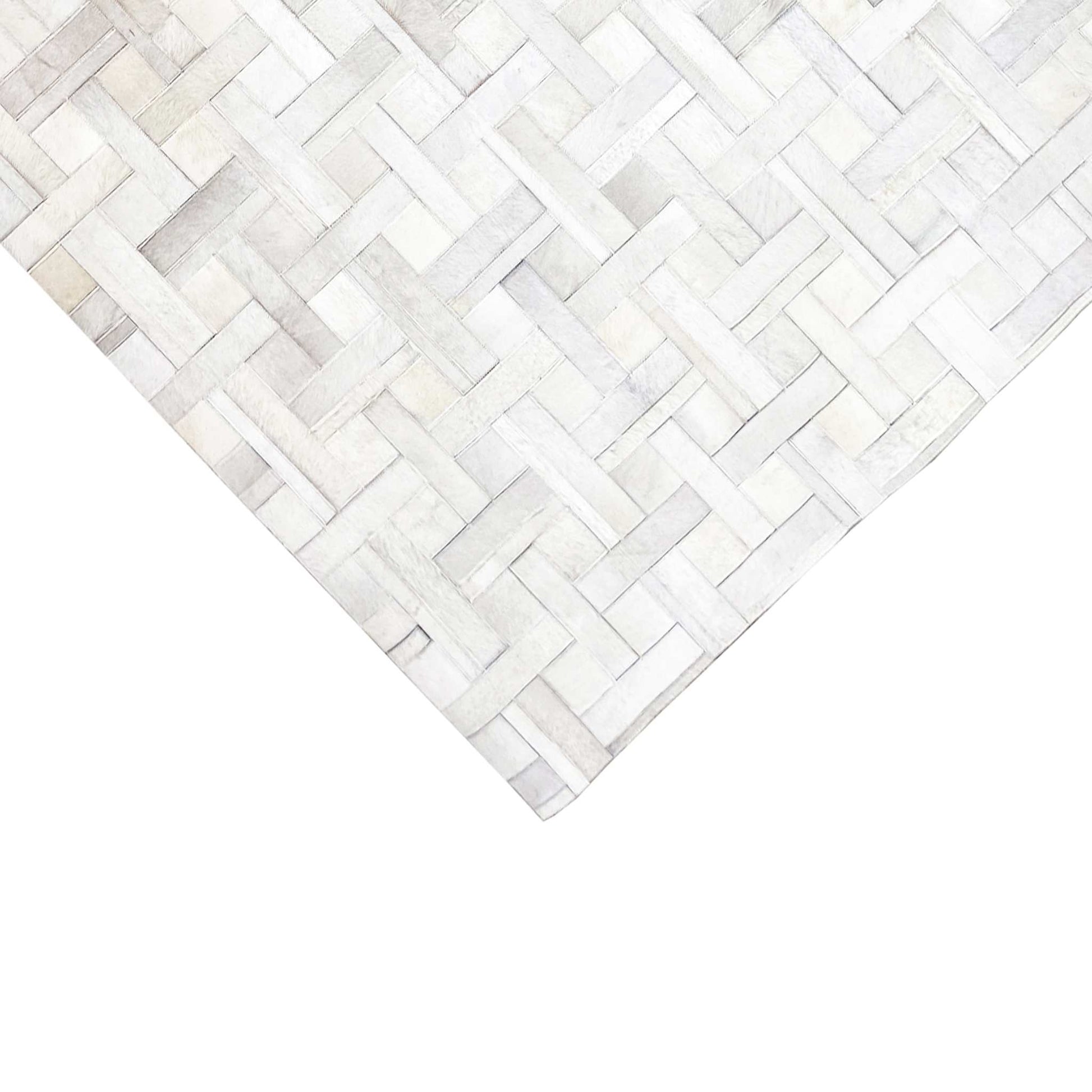 Eleganter gewebter Lederteppich – 250x155 cm - German Carpet Shop