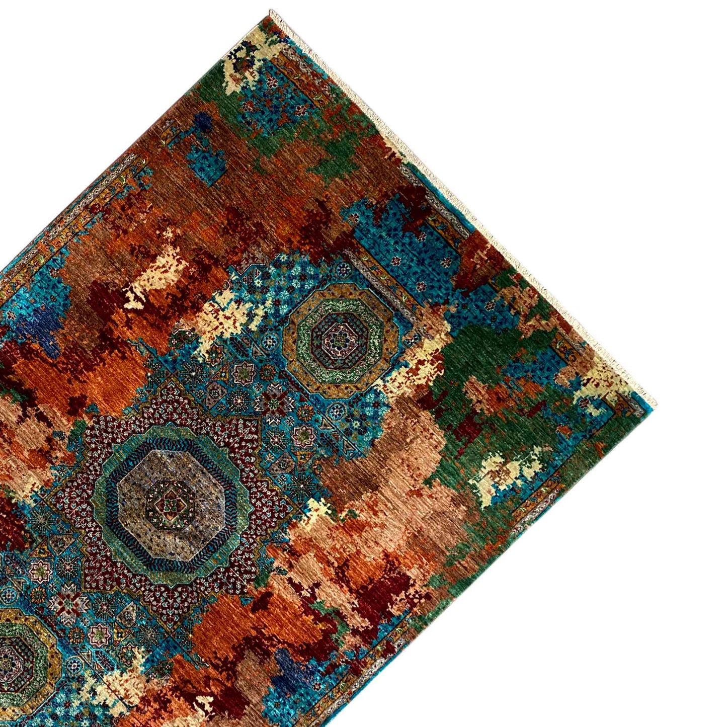 Mamluk Teppich, Rost/Mehrfarbig, 236x171 cm - German Carpet Shop