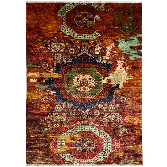 Mamluk Teppich, Rost/Mehrfarbig, 236x173 cm - German Carpet Shop