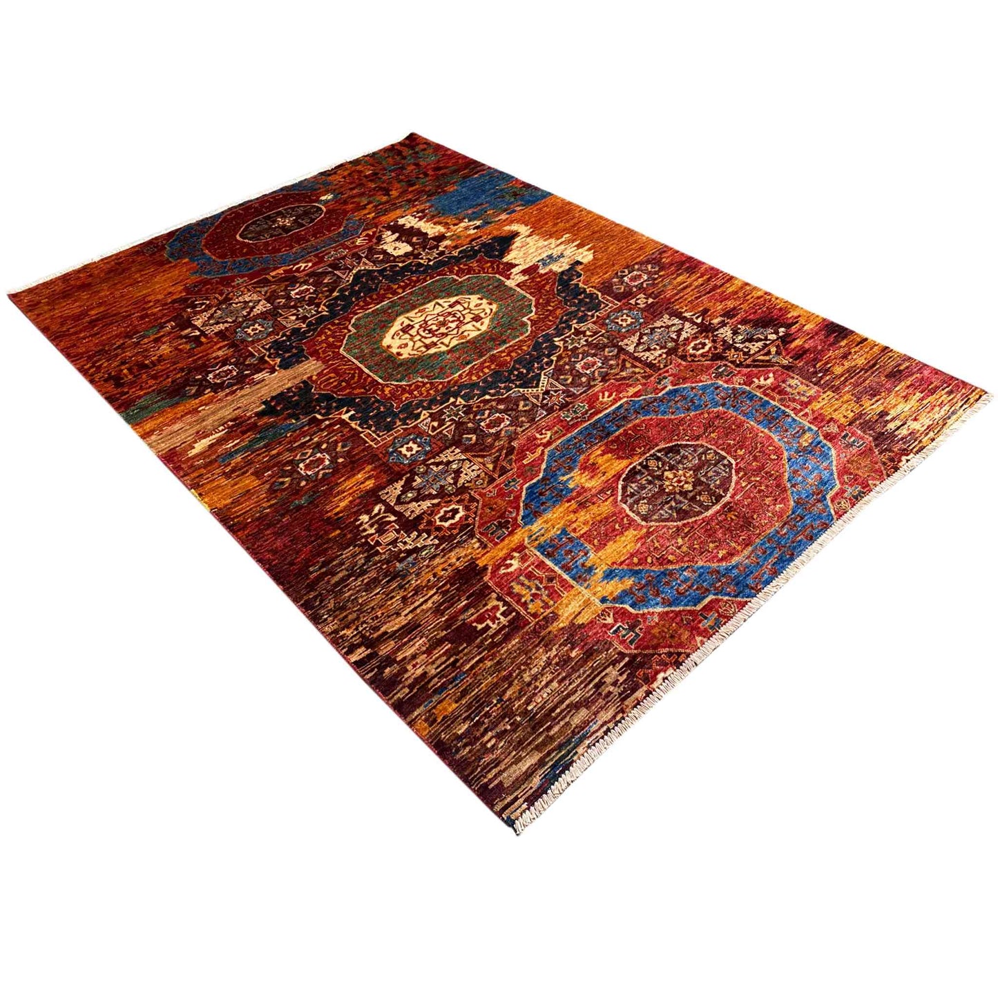 Mamluk Teppich, Rost/Mehrfarbig, 239x172 cm - German Carpet Shop