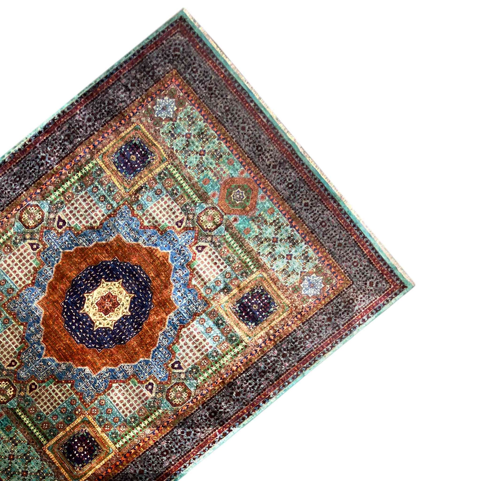 Handgeknüpfter Mamluk Teppich 310x258 cm - German Carpet Shop