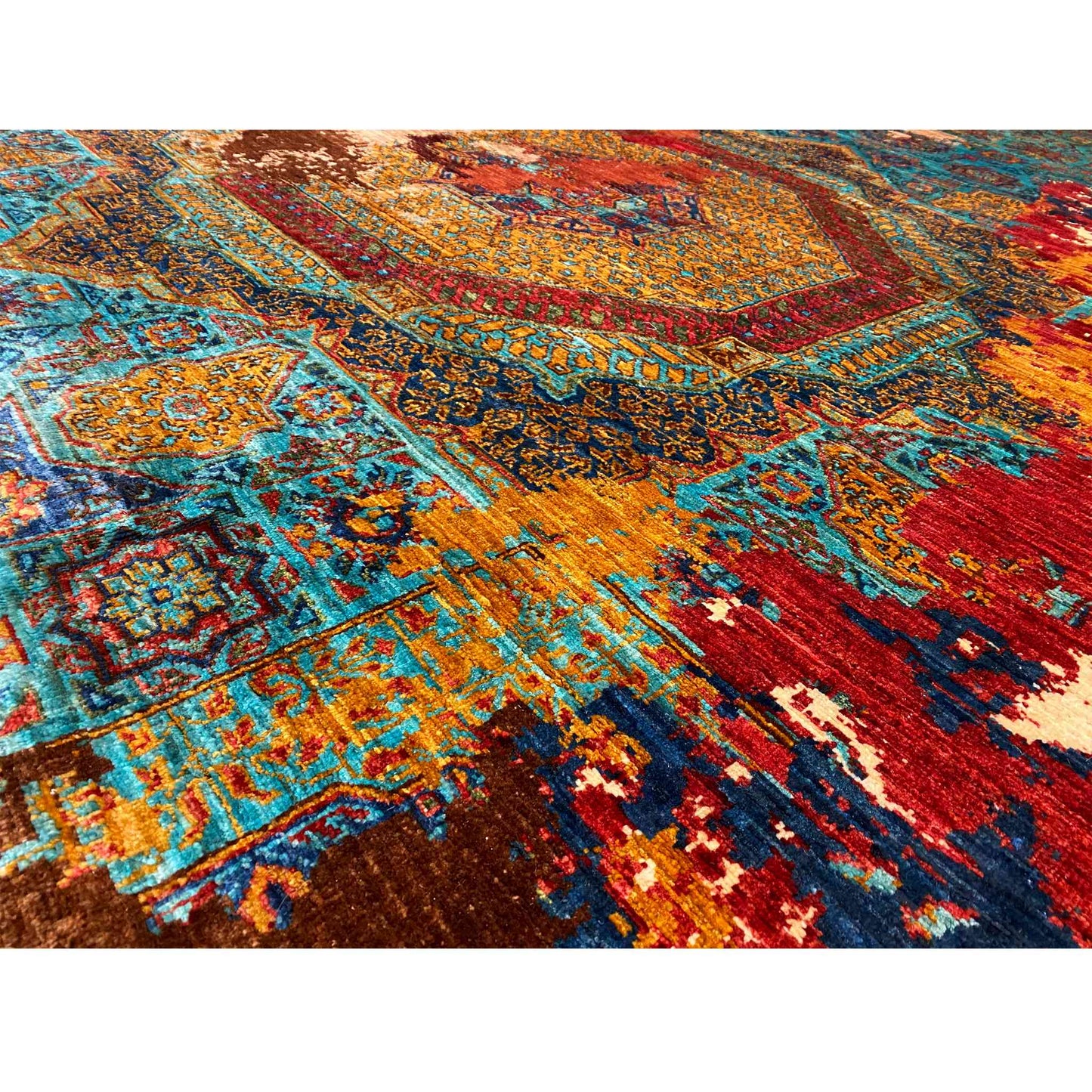 Handgeknüpfter Mamluk Teppich 300x213 cm - German Carpet Shop