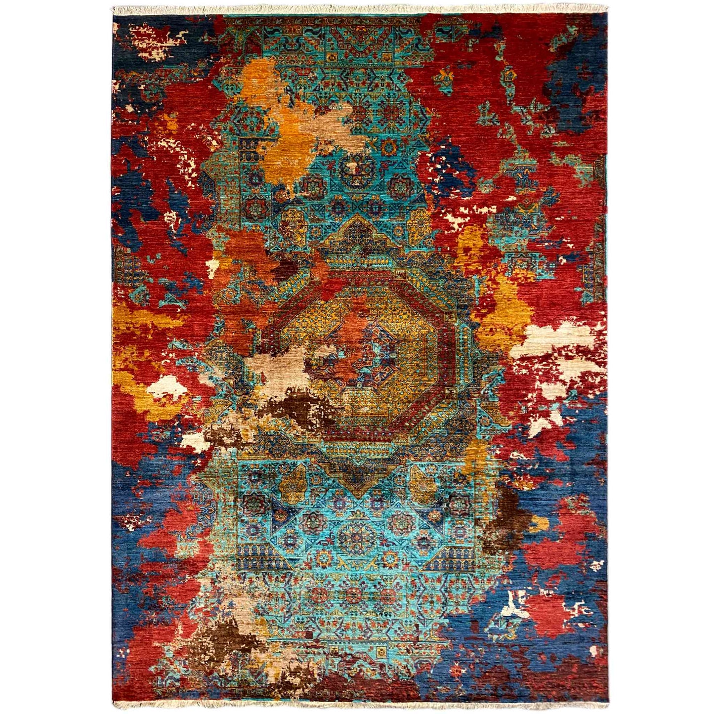 Handgeknüpfter Mamluk Teppich 300x213 cm - German Carpet Shop