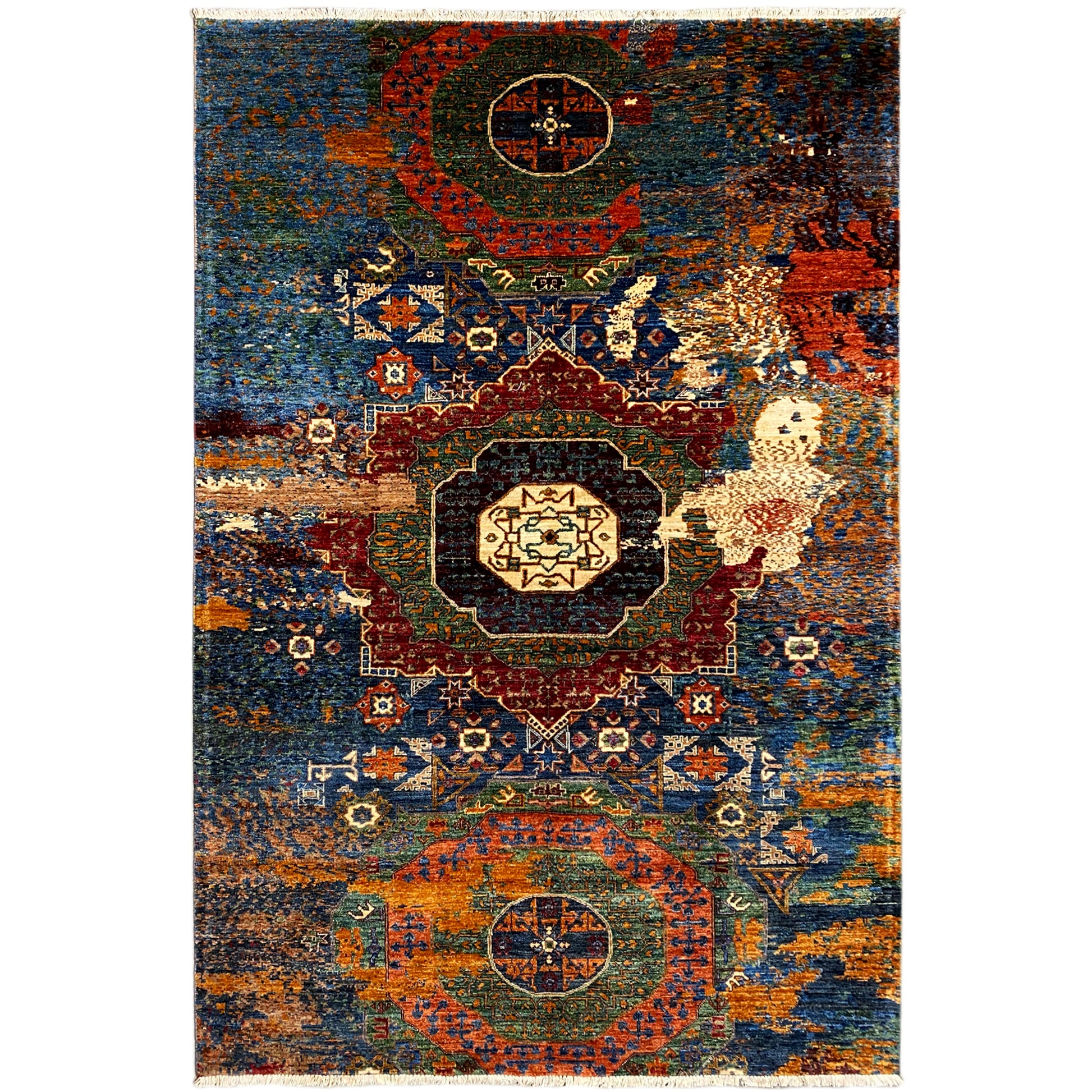 Handgeknüpfter Mamluk Teppich 242x171 cm - German Carpet Shop