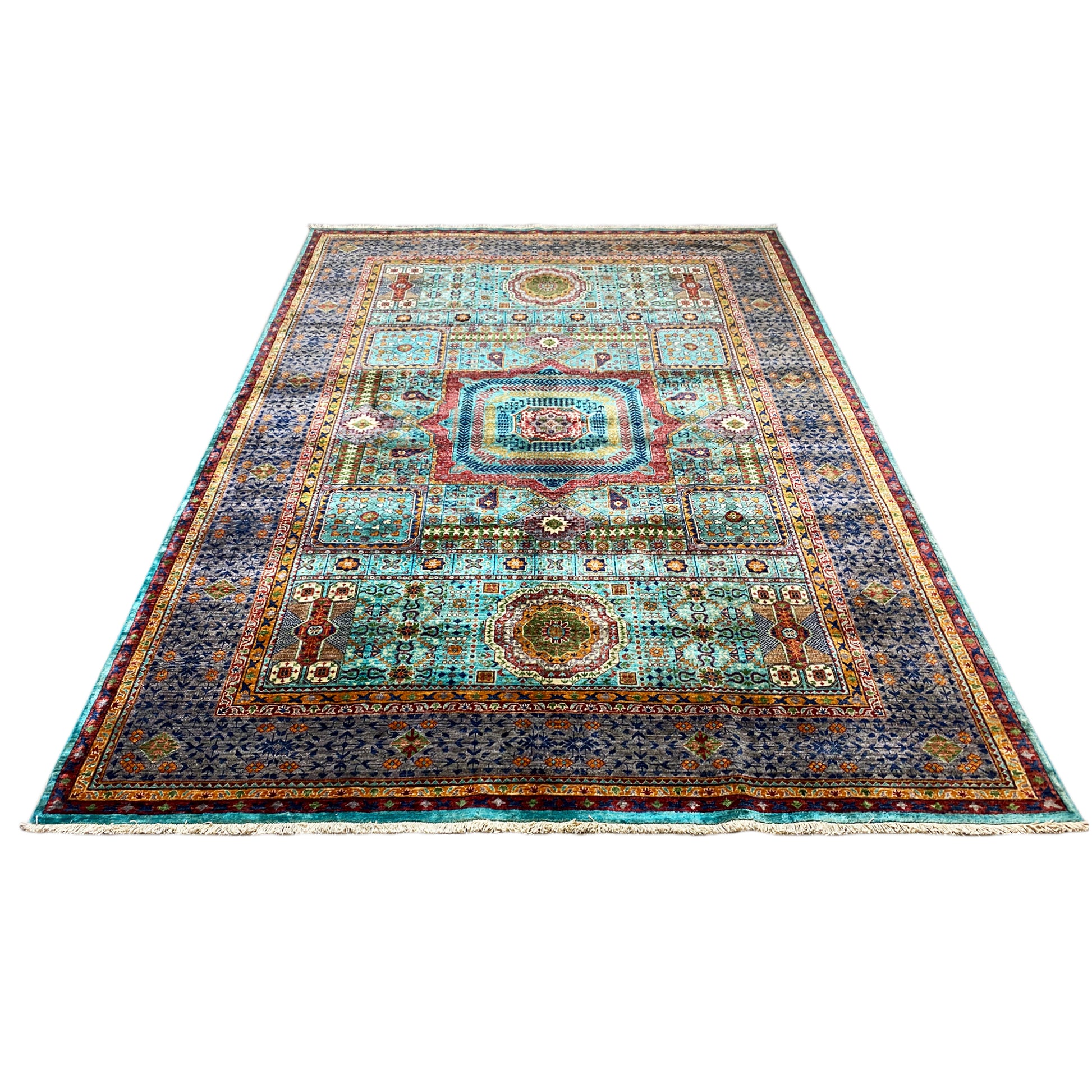 Handgeknüpfter Mamluk Teppich 303x221 cm - German Carpet Shop