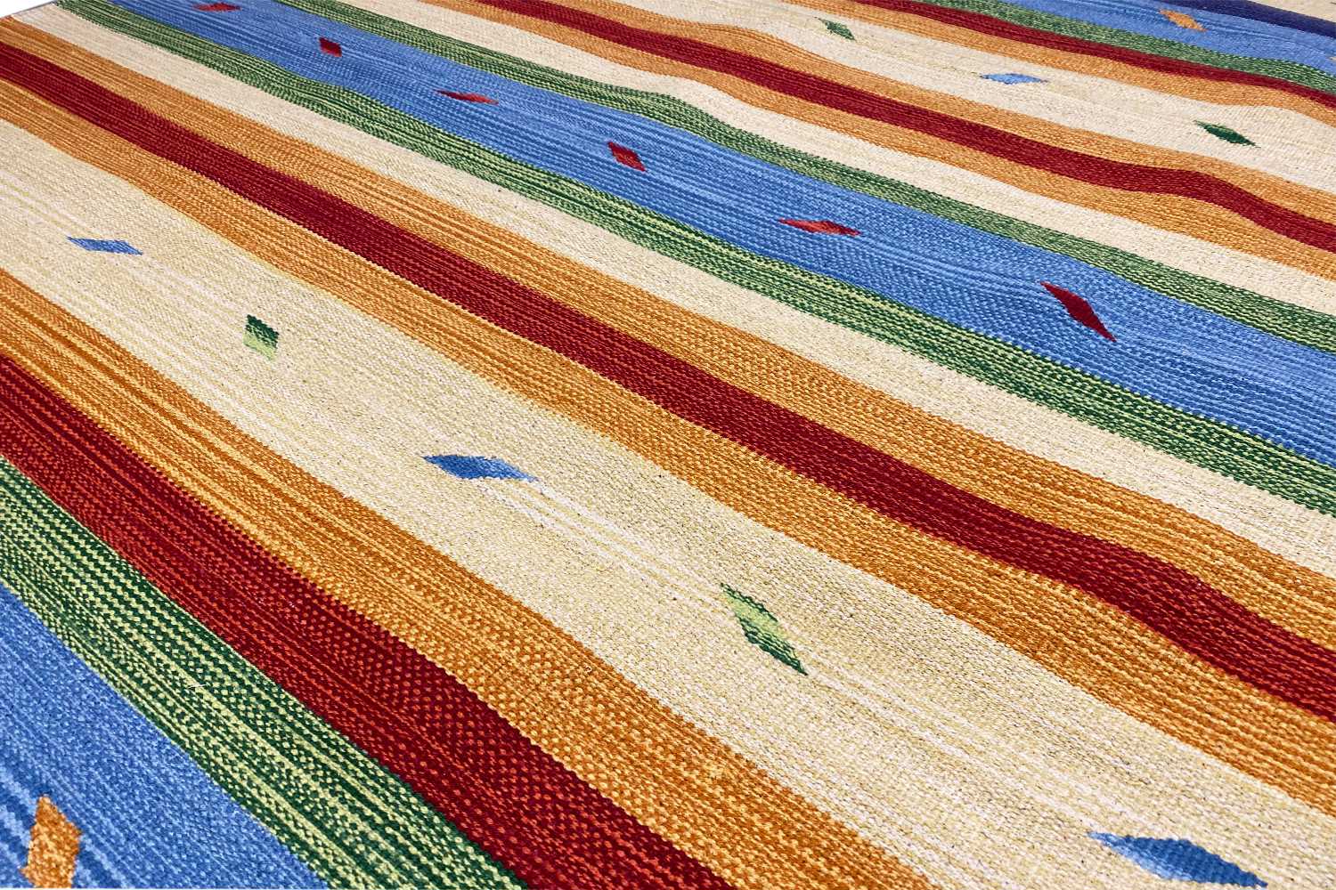 Moderner Kelim Teppich - Samak (140X200 cm) - German Carpet Shop