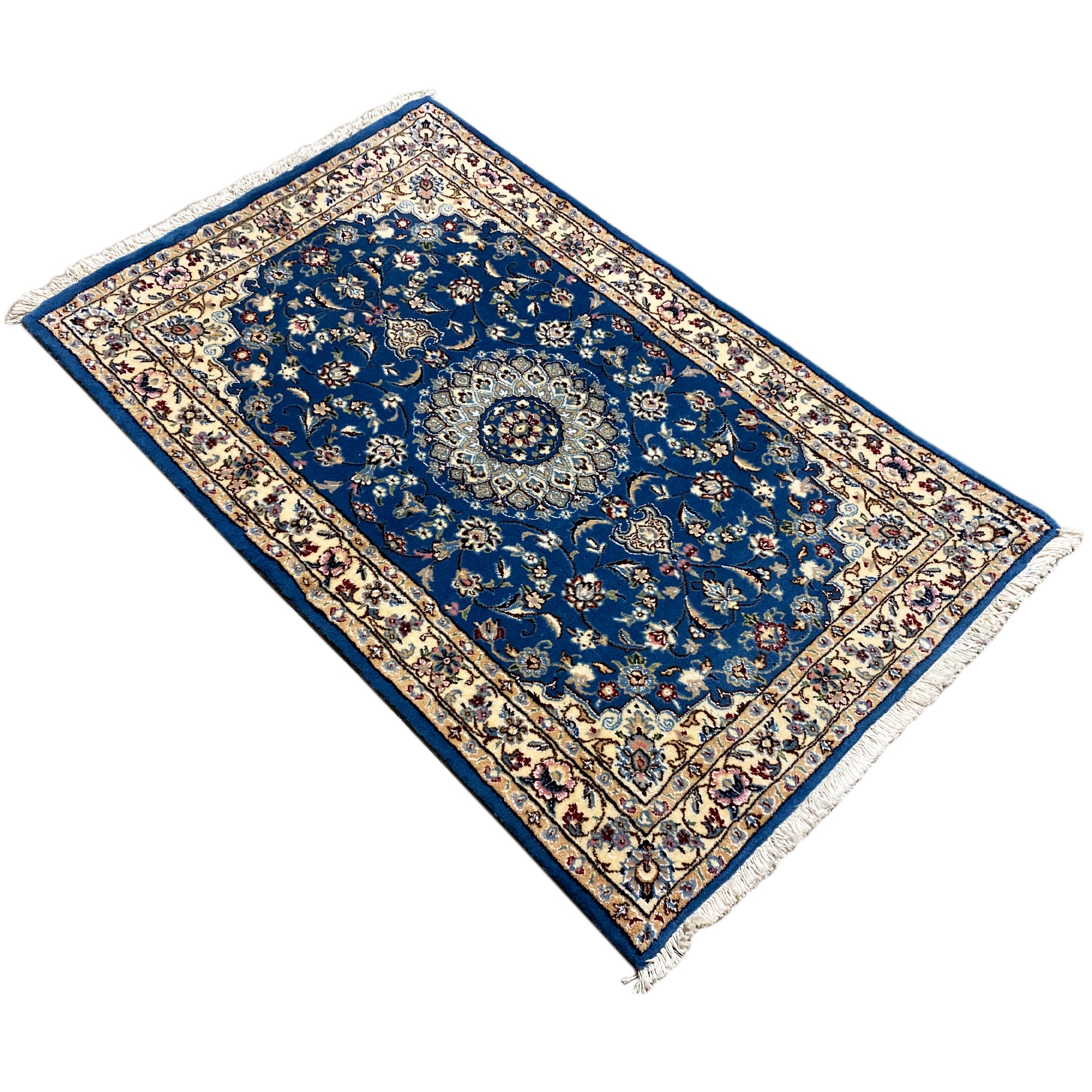 Nain Teppich Blau, 120x77 cm - German Carpet Shop