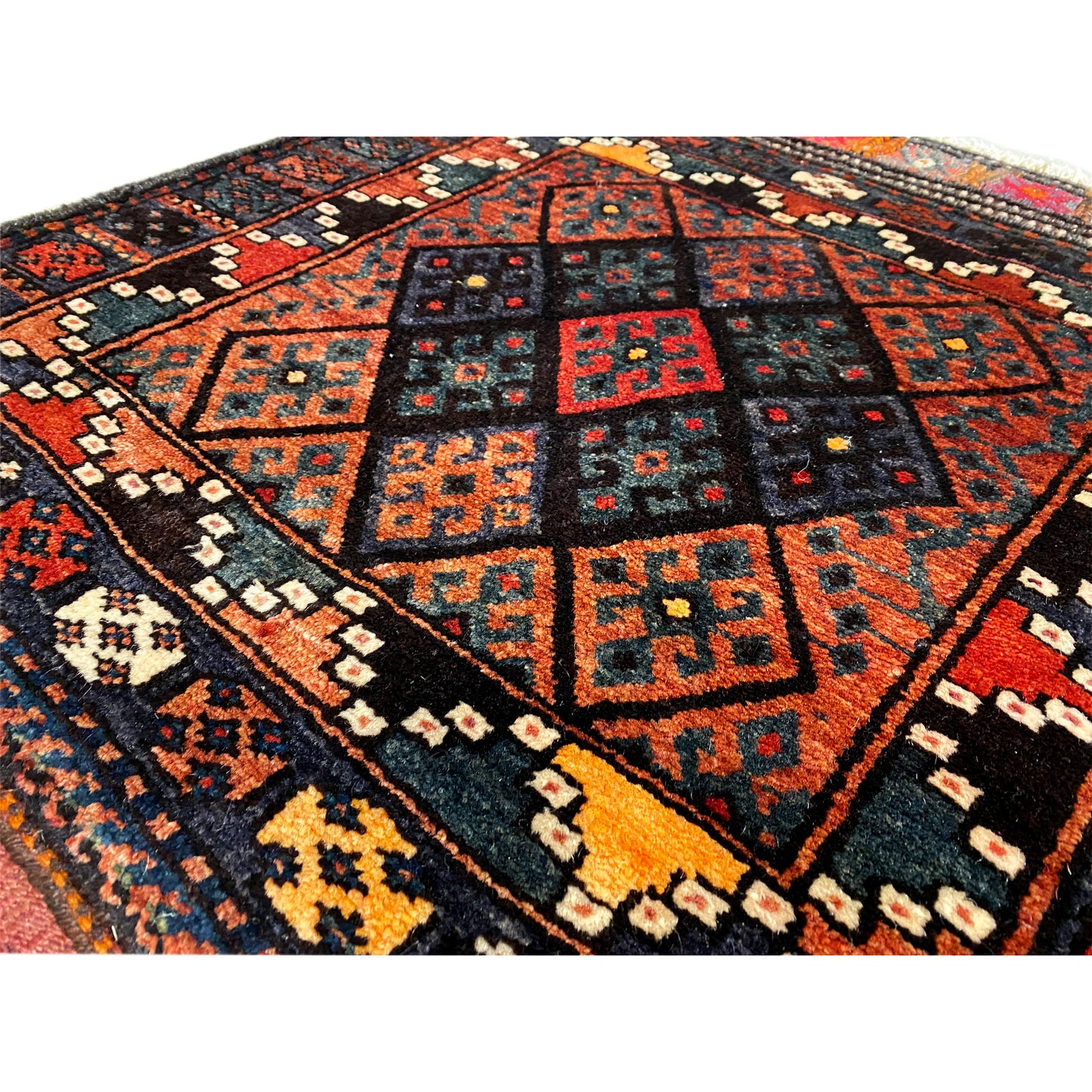 Hamedan Poshti Teppich - 76x72 cm