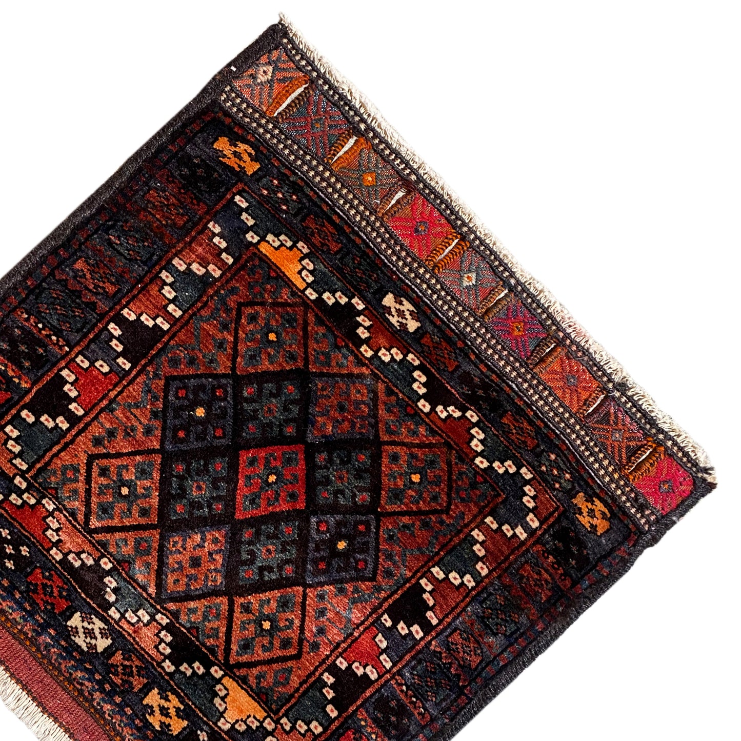 Hamedan Poshti Teppich - 76x72 cm